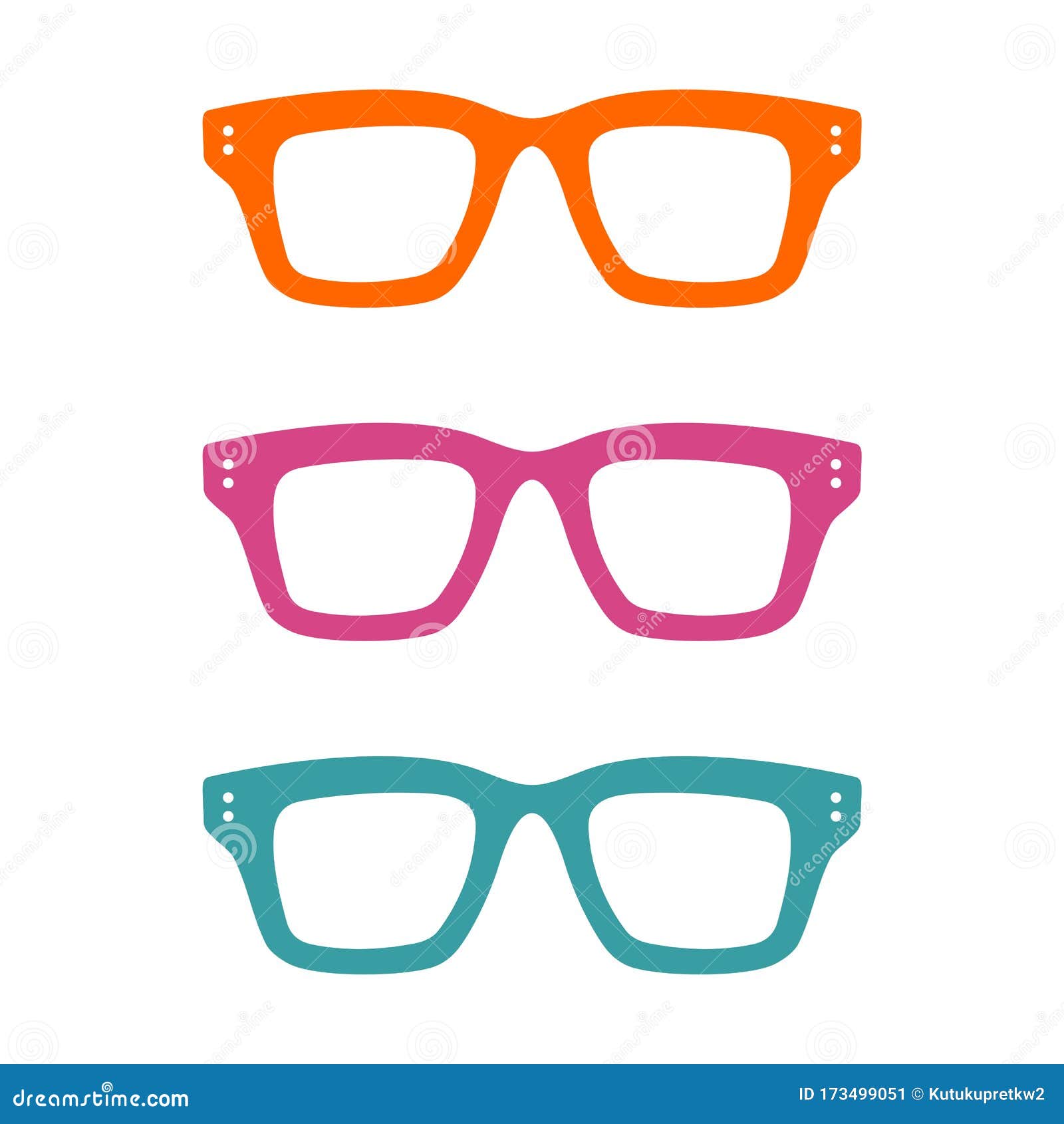 Download Colorful Geek Glasses Logo Template Illustration Design. Vector EPS 10 Stock Vector ...