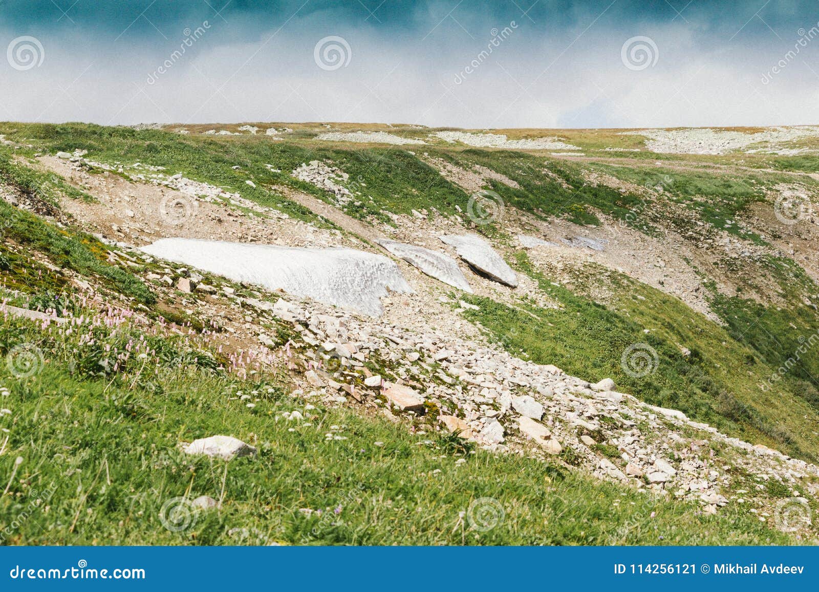 Colorful gentle hills stock image. Image of countryside 114256121