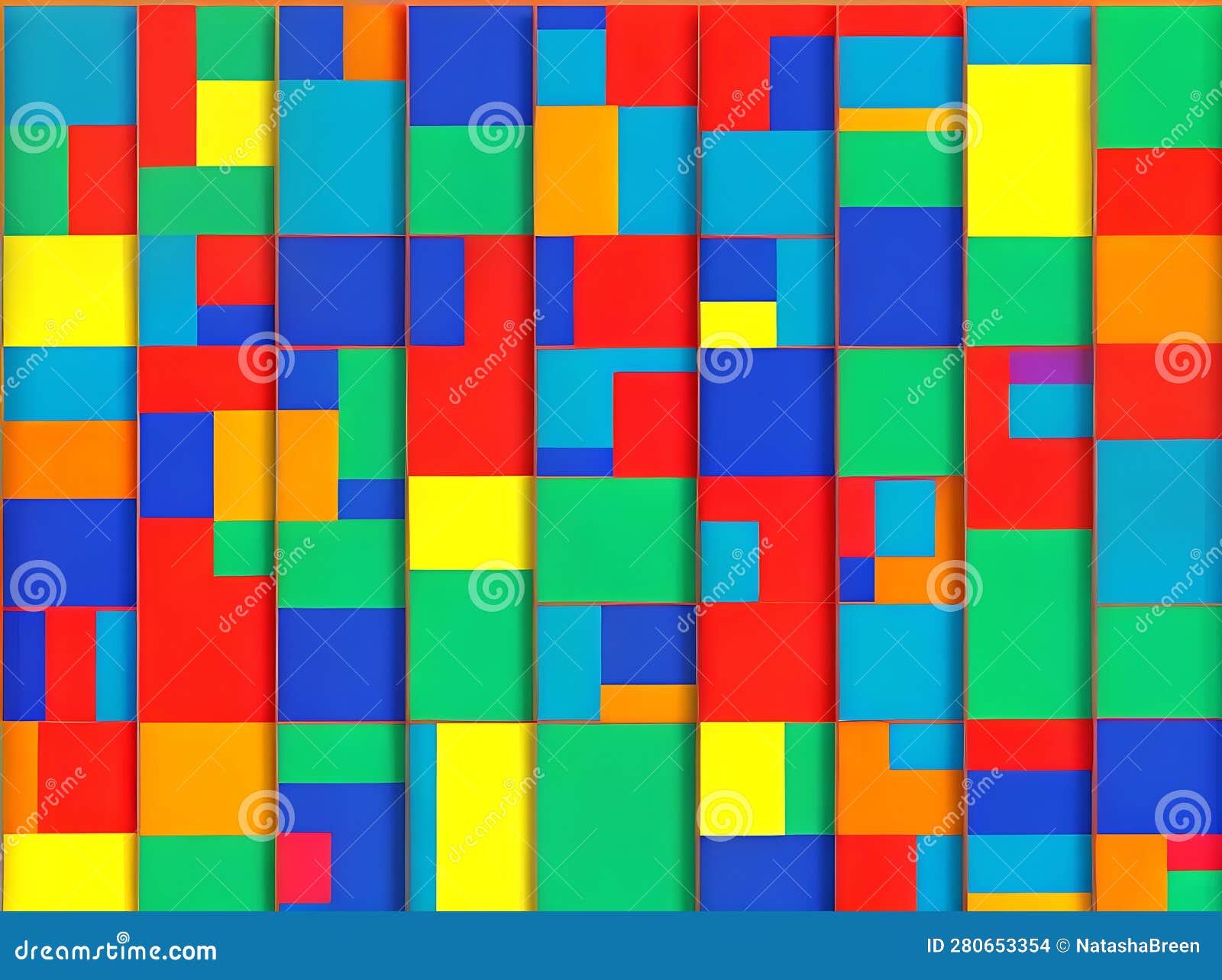 colorful geometric abstract panels with vintage gradient.