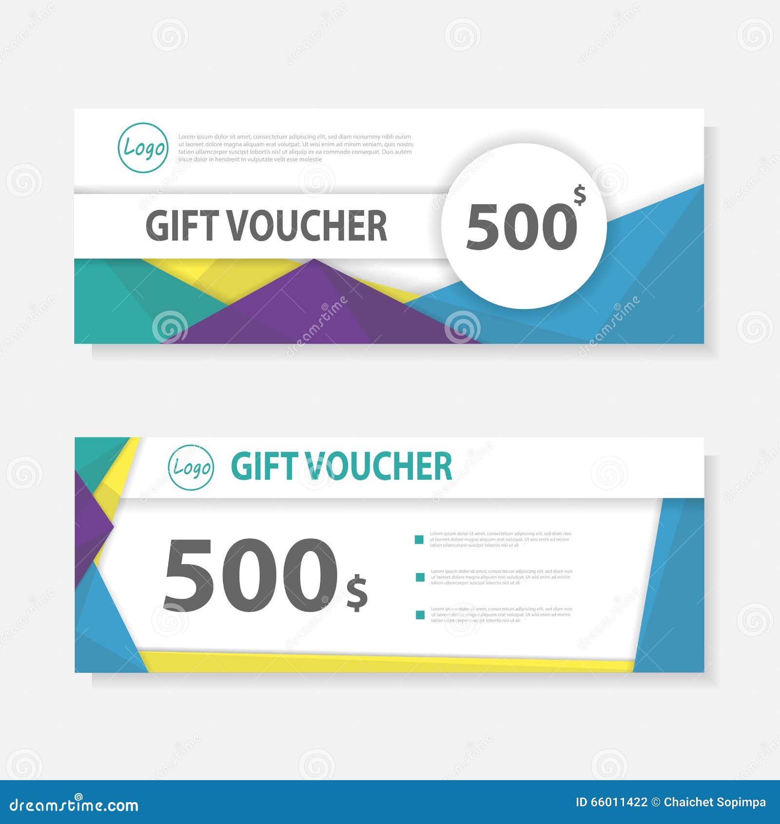 Colorful Gift Voucher Template with Colorful Pattern,cute Gift Regarding Gift Certificate Log Template