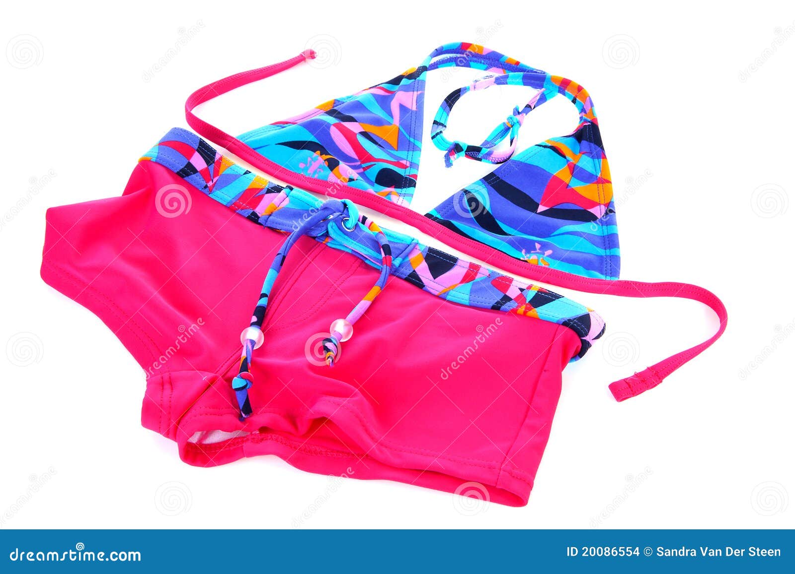 Girls In Bikini Jumping On The Beach Stock Photo 40262628