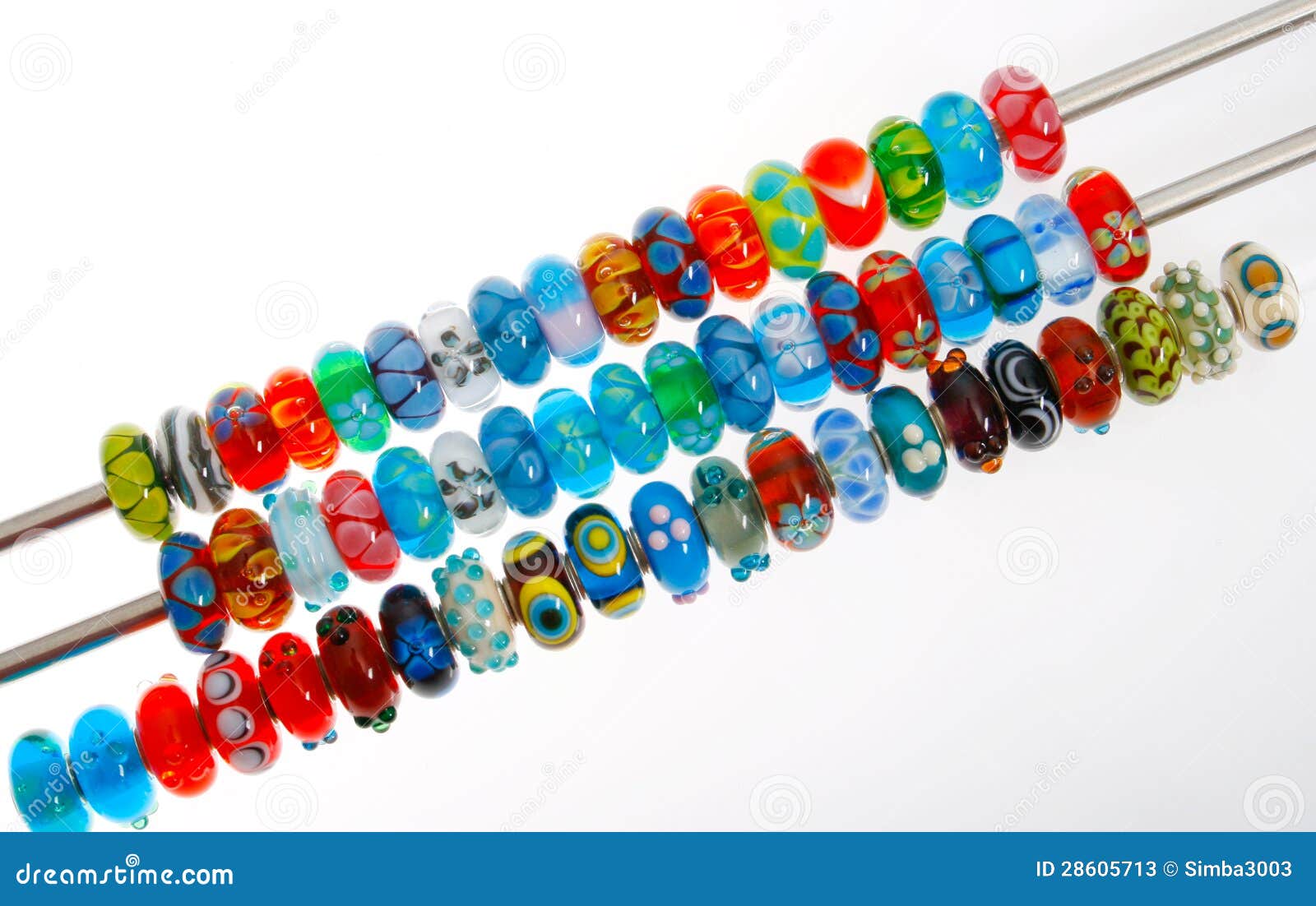 Colorful glass beads stock image. Image of bauble, colorful 28605713