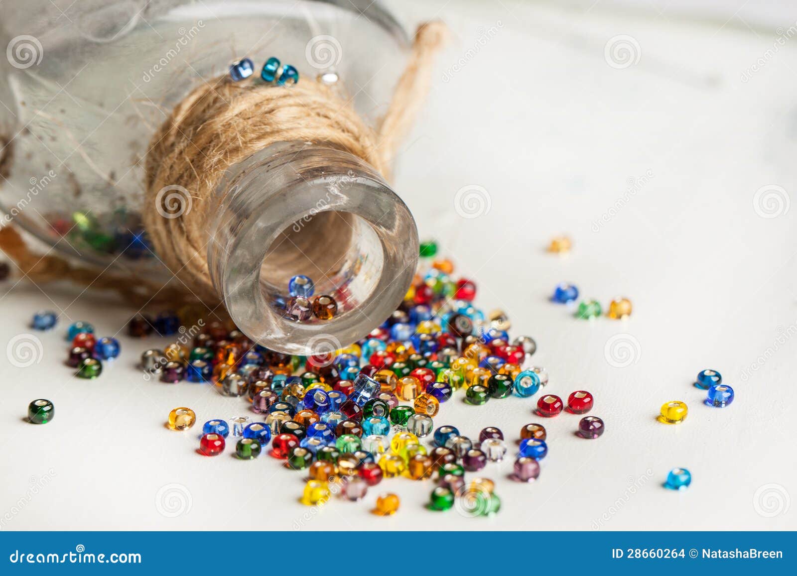 Colorful Glass Beads Closeup Stock Photo Image of facetted, jewelry