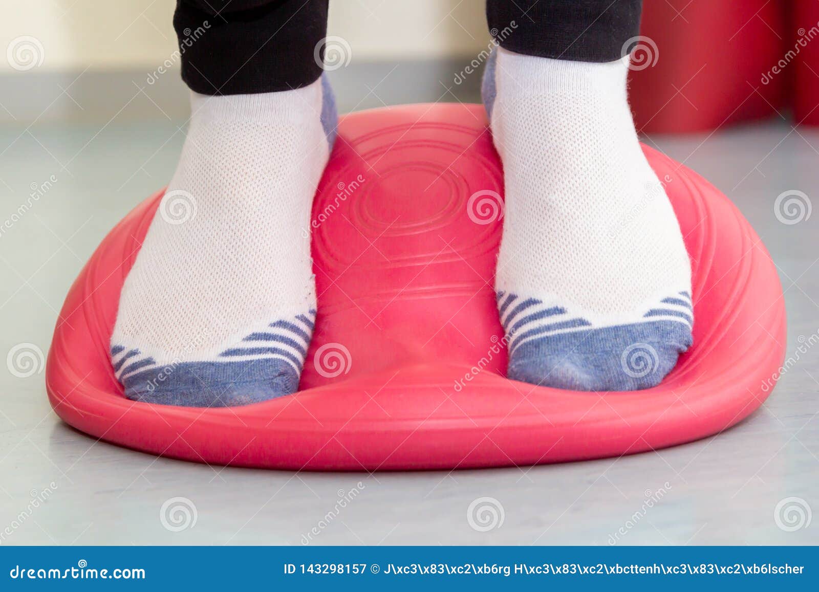 gymnastics material for exercises at the physiotherapist
