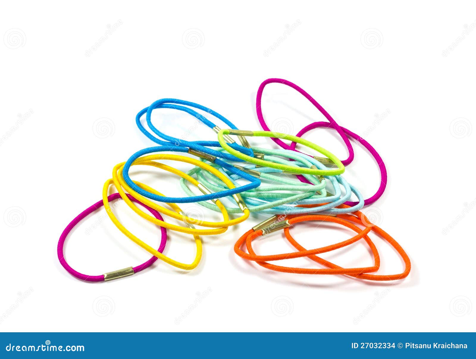 Colorful hair bands . stock photo. Image of yellow, colorful 27032334