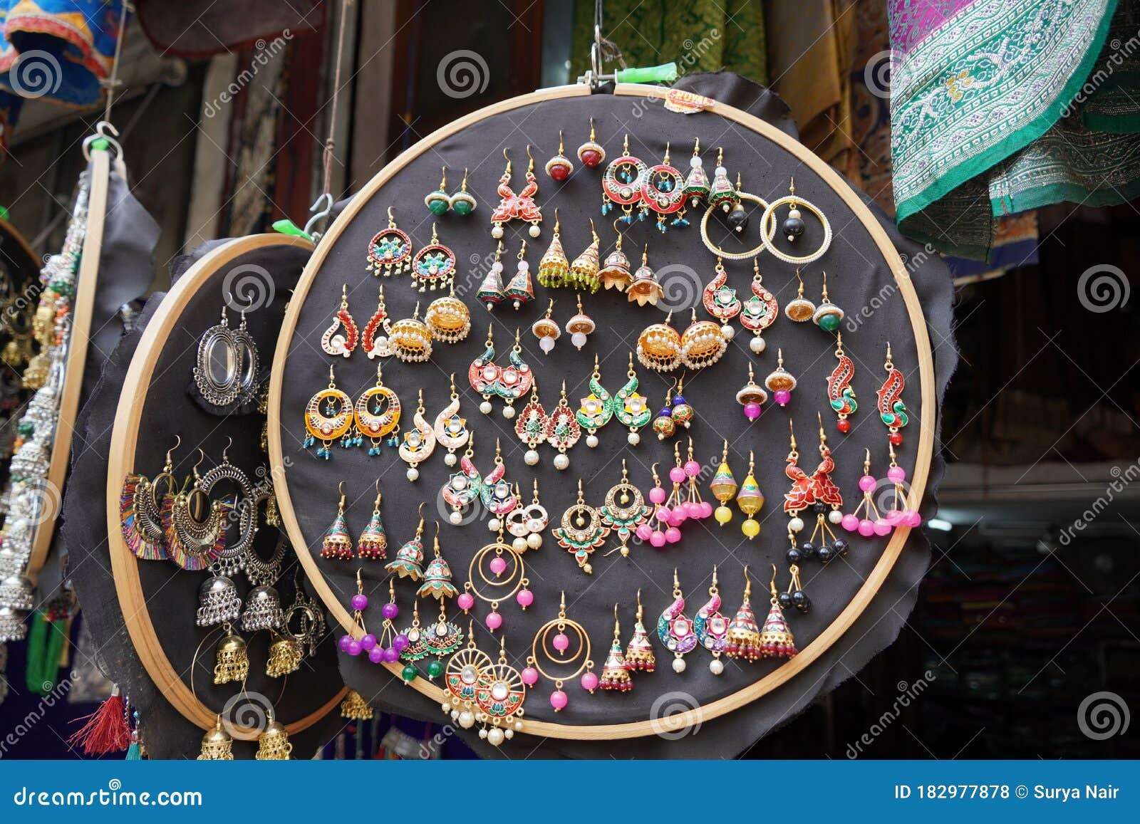 Handmade earrings hi-res stock photography and images - Alamy