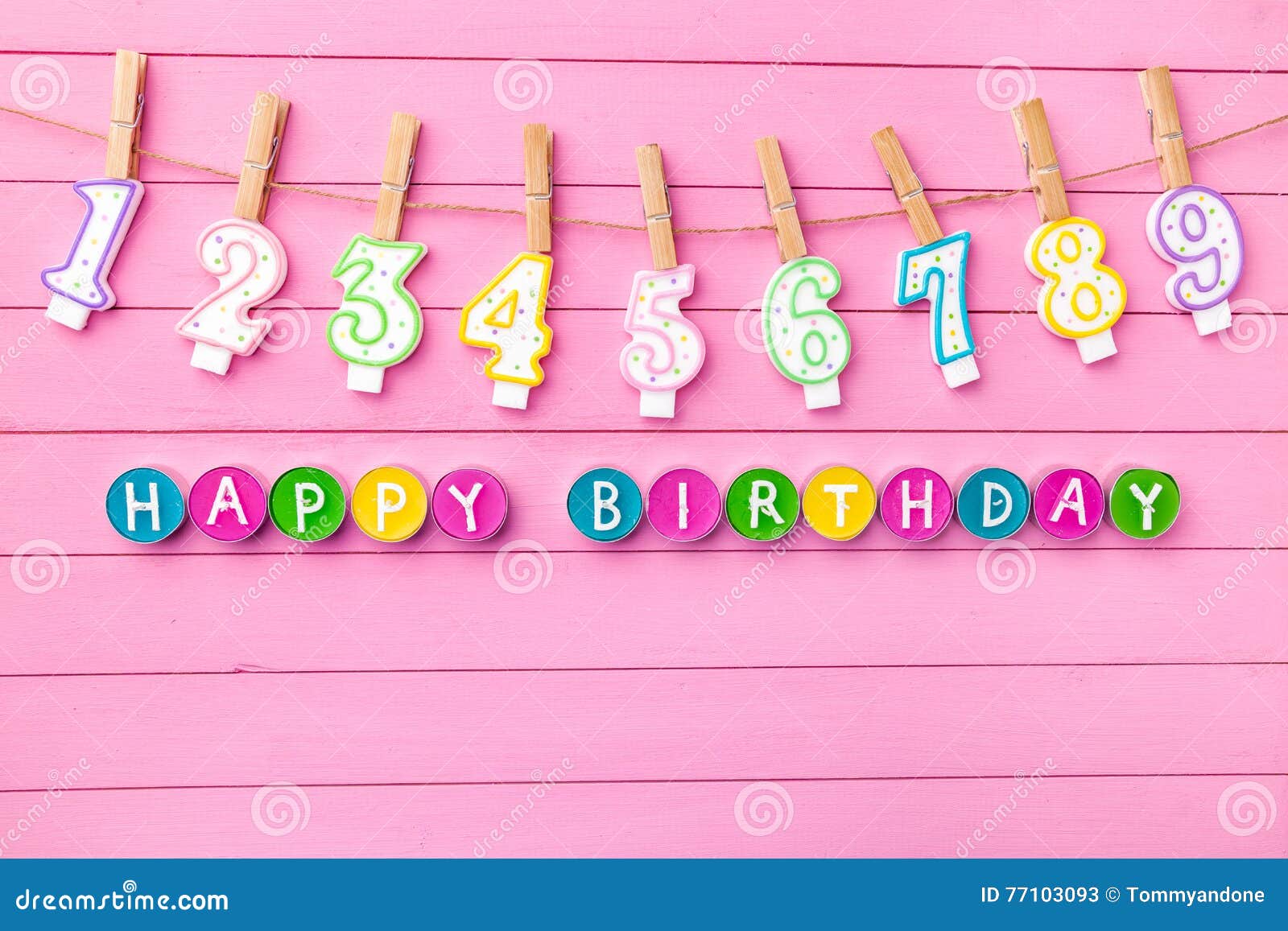 Colorful Happy Birthday Background Stock Image - Image of confetti ...