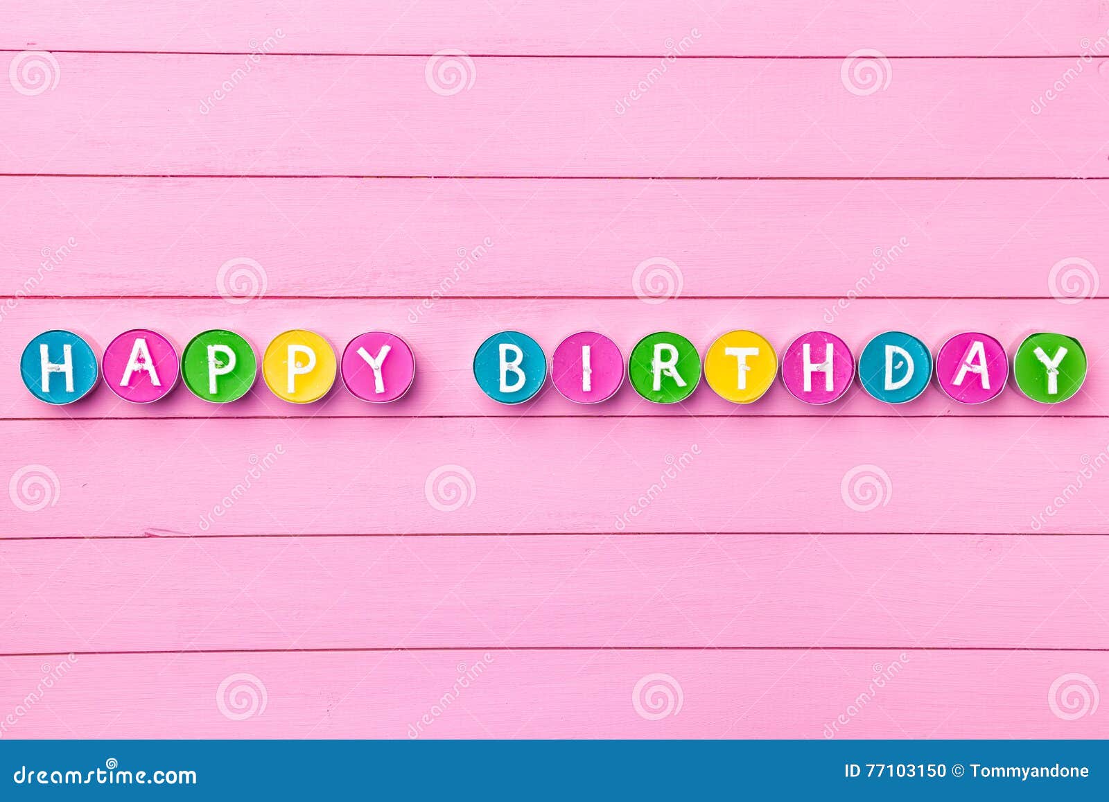 Colorful Happy Birthday Background Stock Photo - Image of color ...