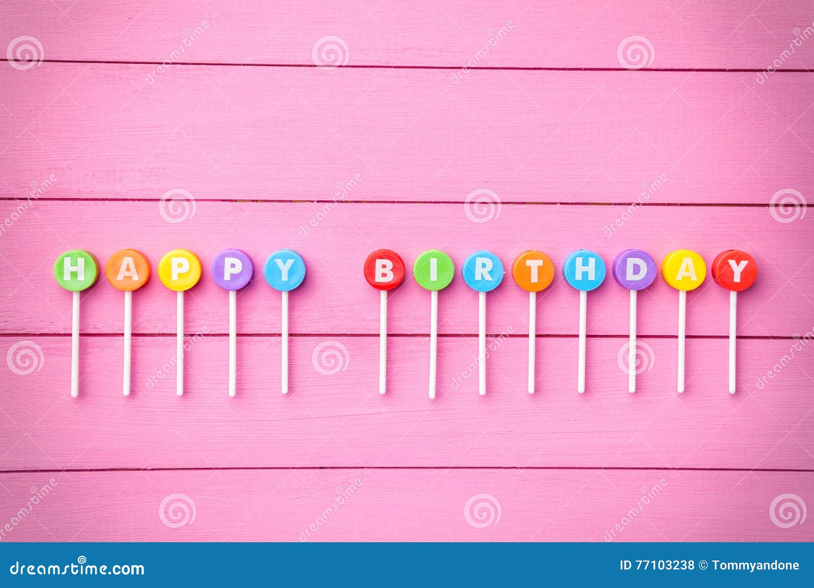 Colorful Happy Birthday Background Stock Photo - Image of decorated ...