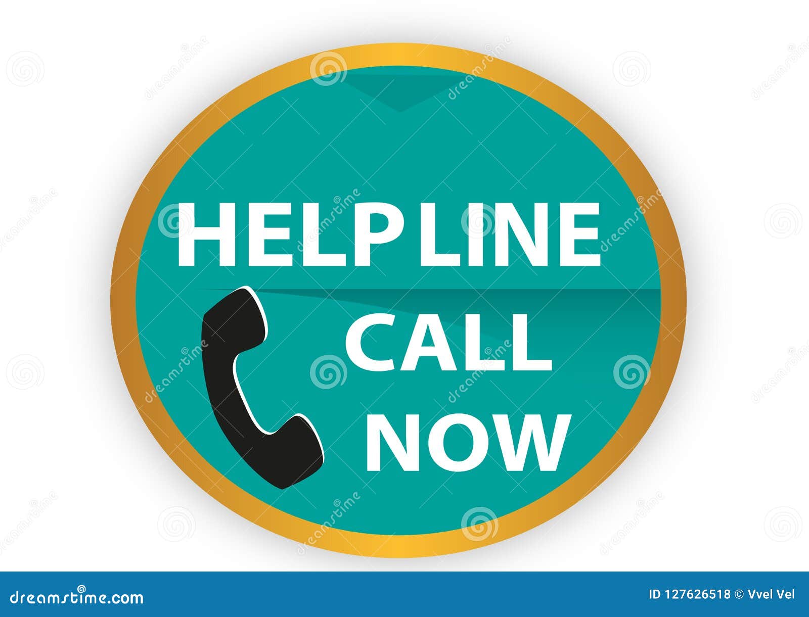 colorful help line call now icon web button