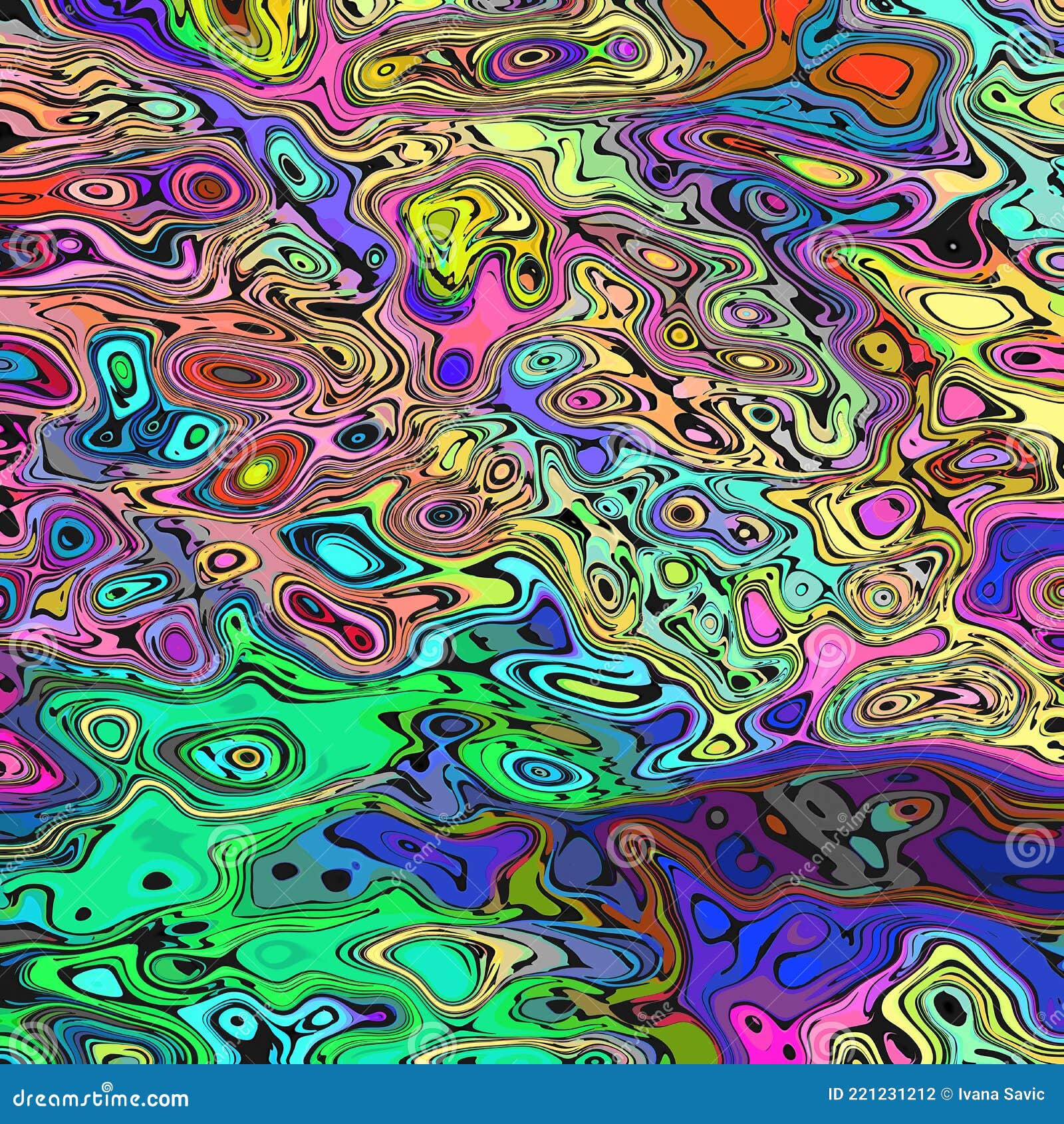 Colorful Hippie Vivid Shapes Wave Line Arts Background. Psychedelic Wall Paper Design for Prints Stock Illustration - Illustration of flowers, daisy: 221231212 Colorful Hippie Vivid Shapes Wave Line Arts Background. Psychedelic Wall Paper Design for Prints Stock Illustration - Illustration of flowers, daisy: 221231212
