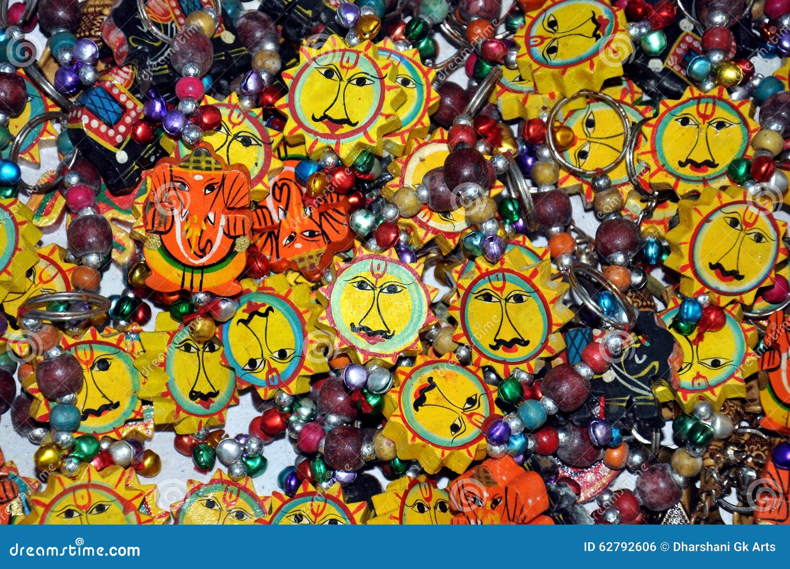 Colorful home decor beads stock photo. Image of apparel 62792606