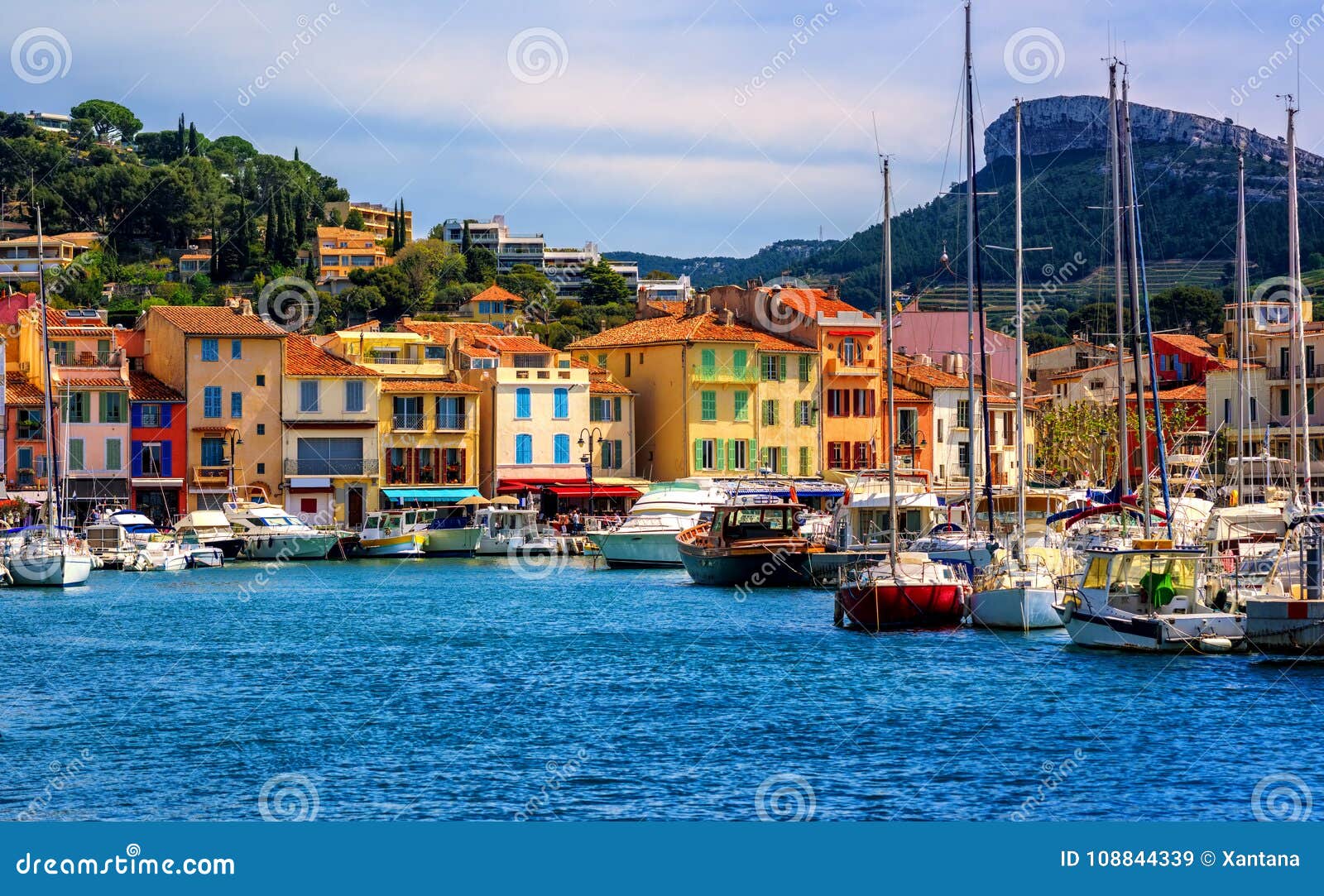 cassis resort town, provence, france