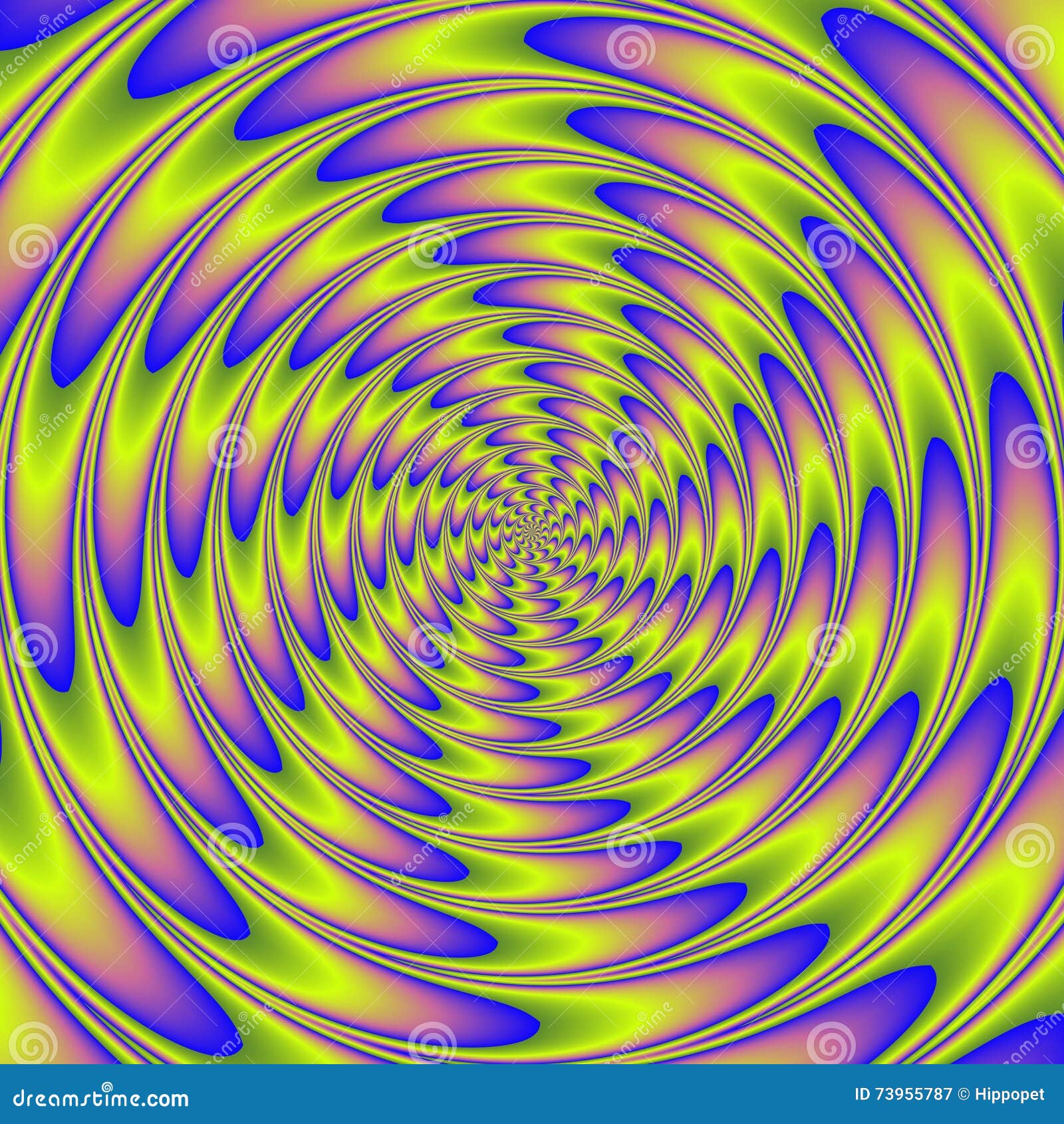 Colorful Illustration of Psycho Spiral Stock Illustration ...