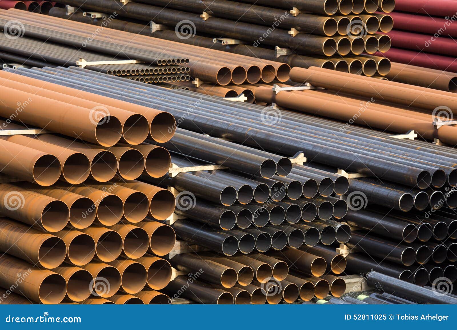Colorful industrial pipes stock image. Image of electric 52811025