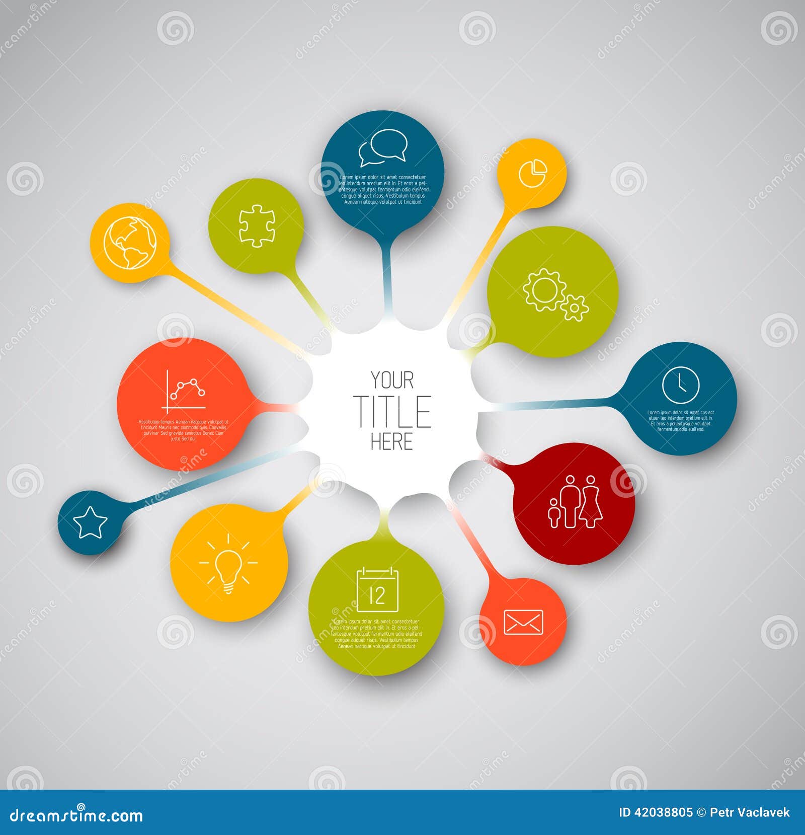 Bubble Flow Chart Template