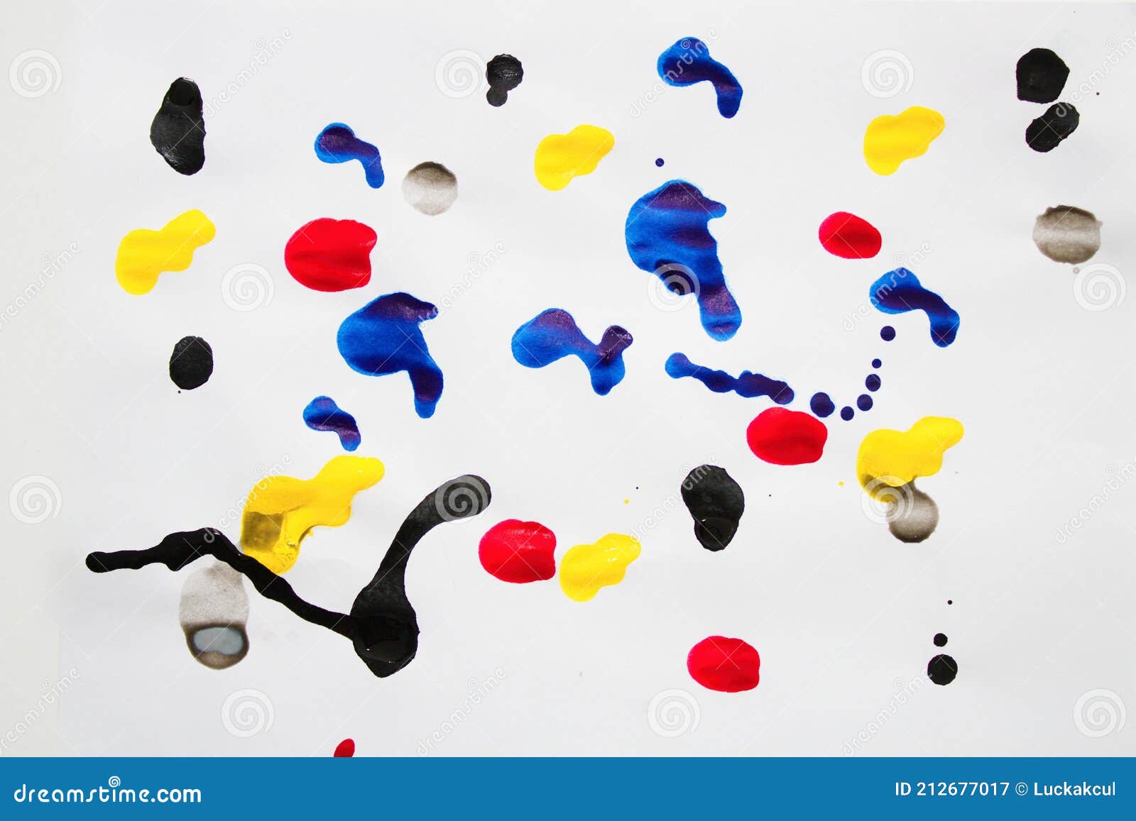 colorful ink blobs concept for futher editing.