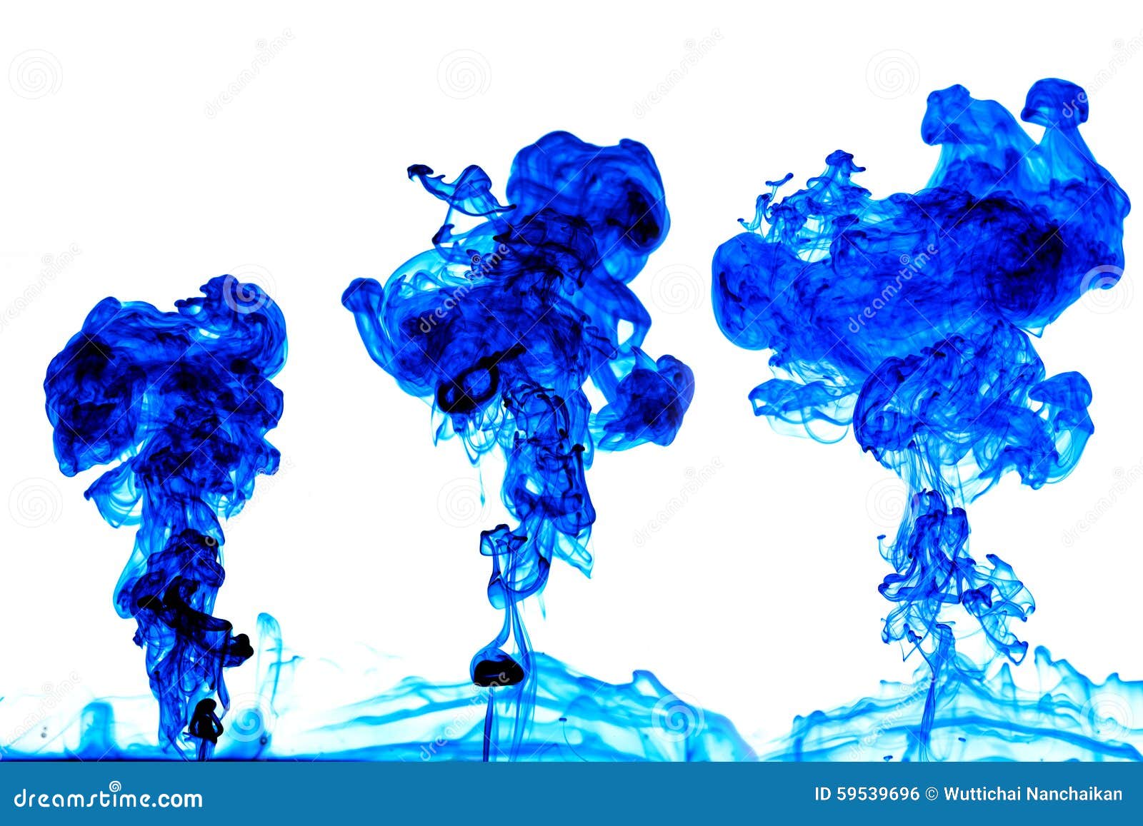 Colorful ink in water stock photo. Image of flow, twirl 59539696