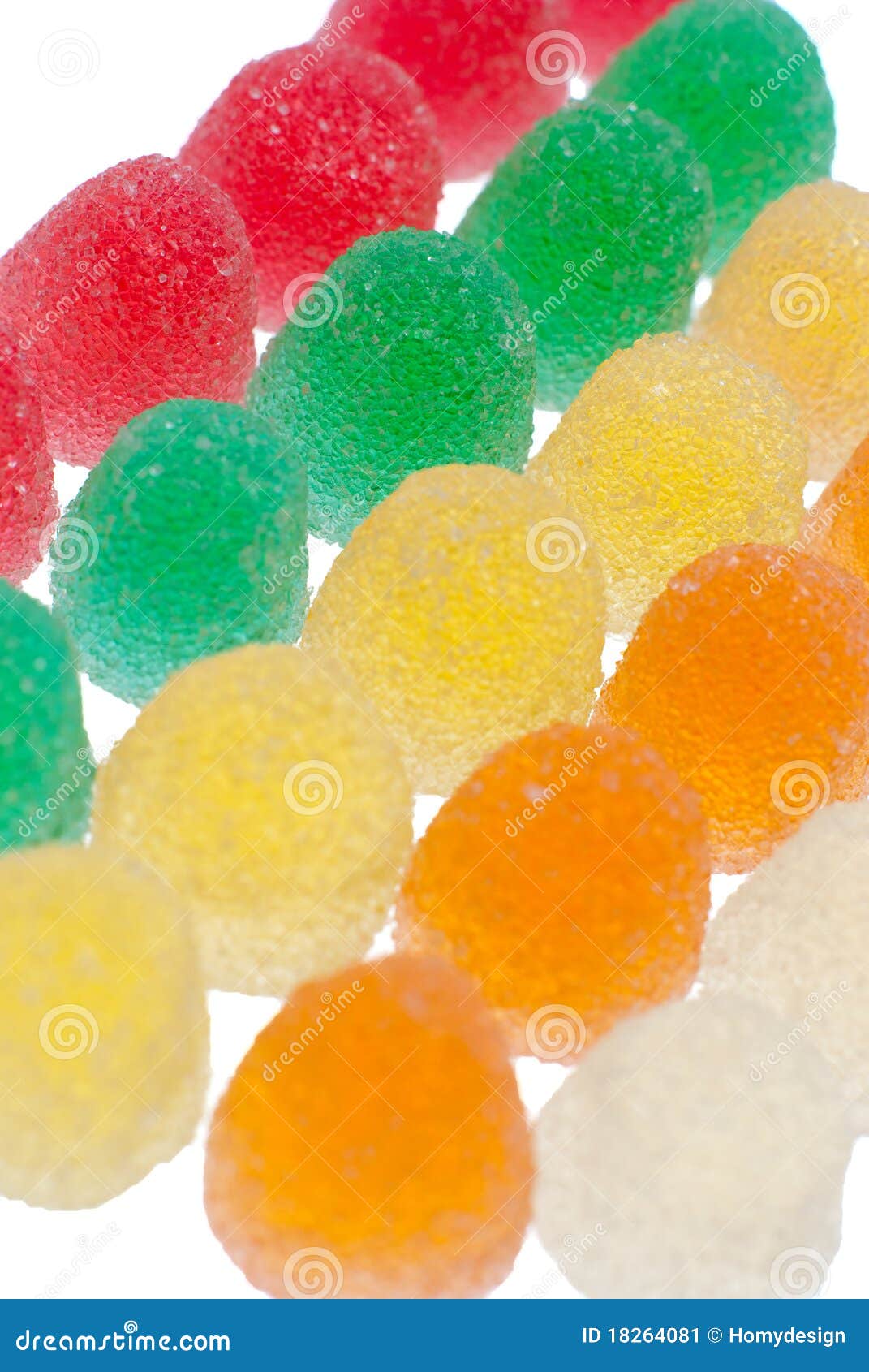Colorful Jelly Fruit Candies Stock Image Image of color, candy 18264081