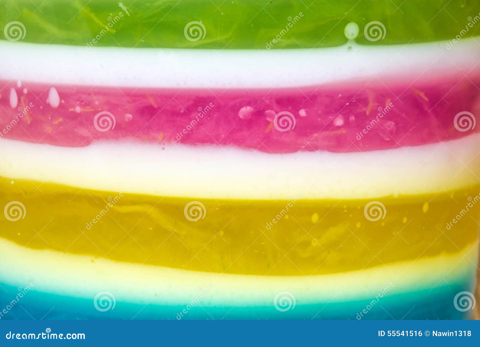 Colorful Jelly in Plastic Cups Stock Photo Image of gell, cups 55541516