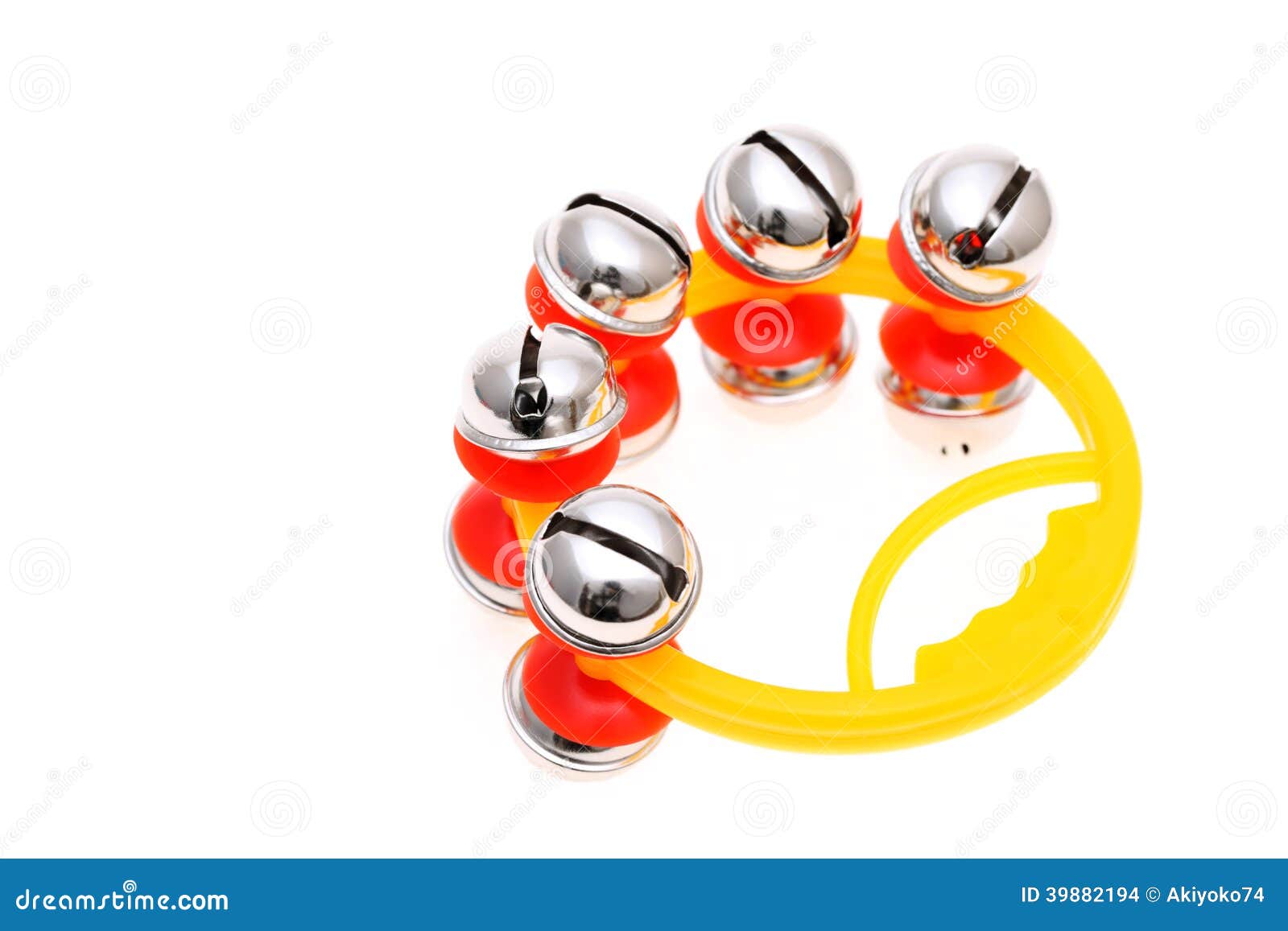 Colorful jingle bell stock photo. Image of bell, instrument 39882194