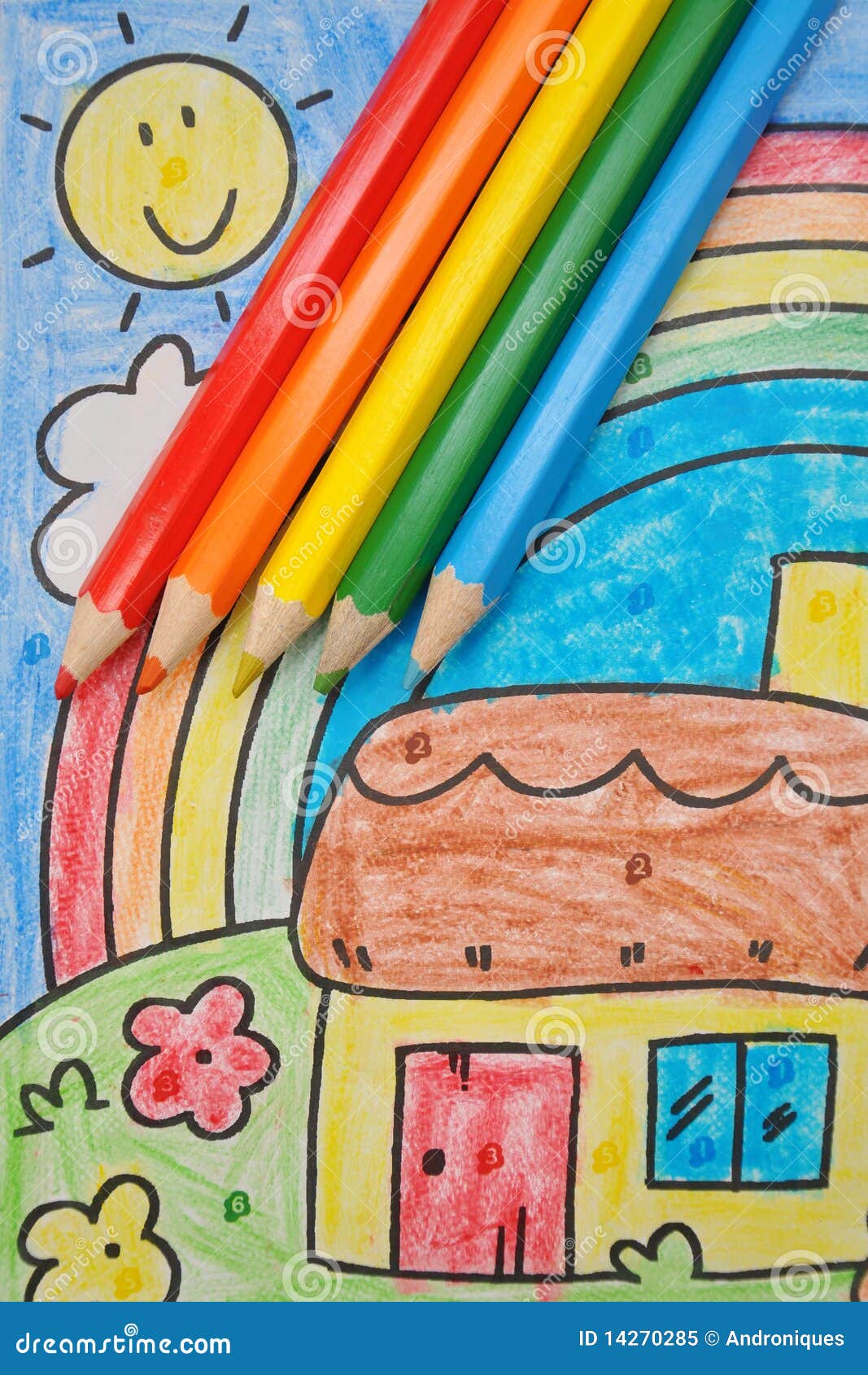 1,962 Children's Crayon Drawing Flower Royalty-Free Photos and Stock Images  | Shutterstock