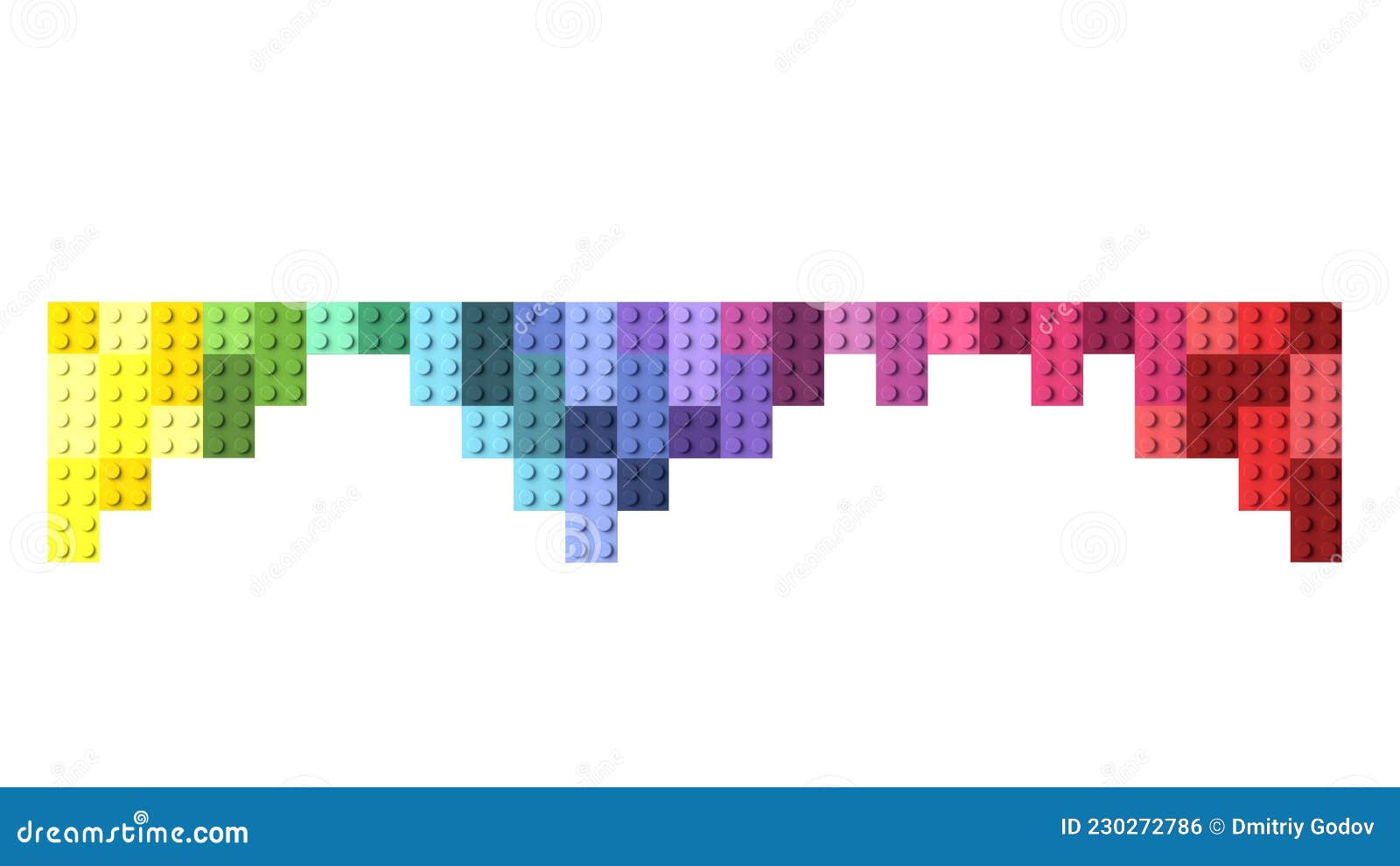 Colorful Lego Blocks. Lego Blocks Frame. Colorful Background Stock