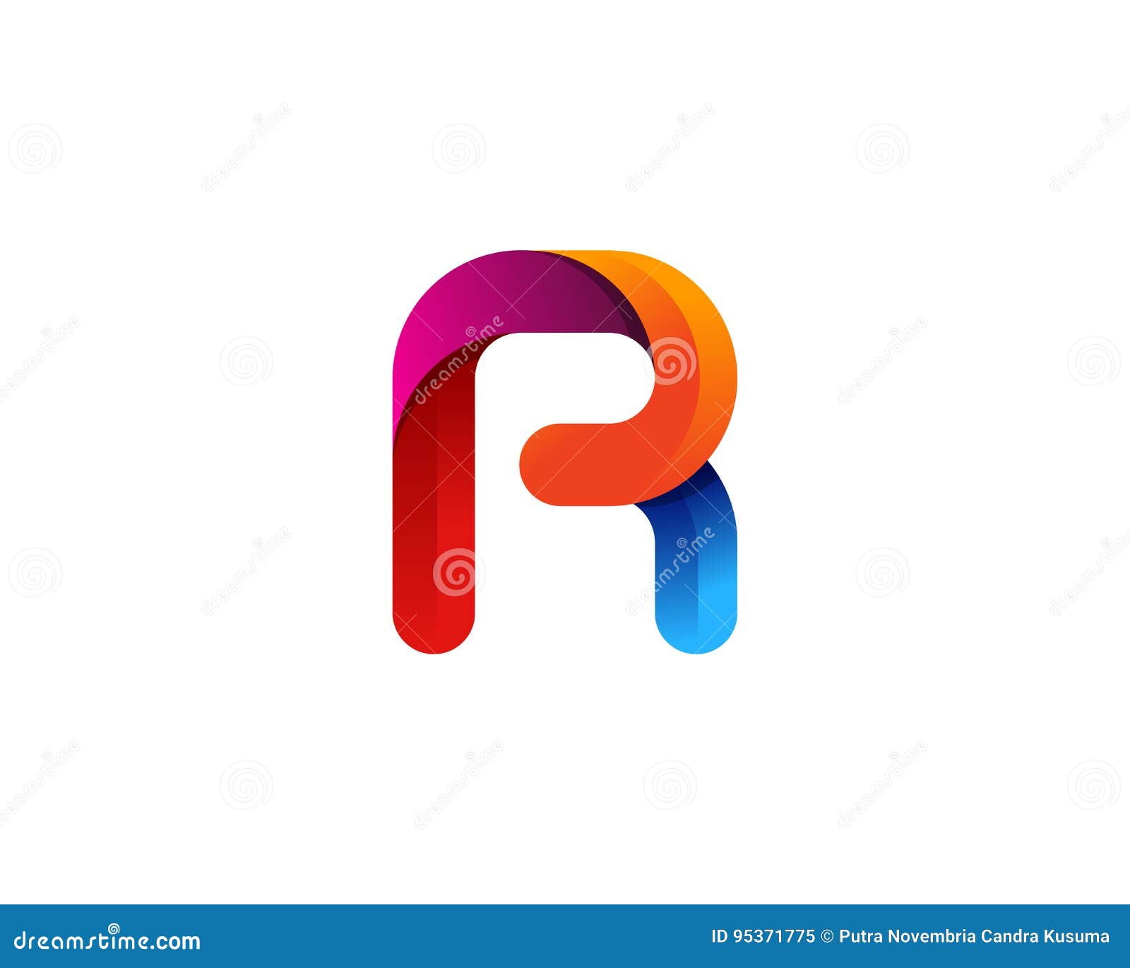 Colorful Letter Icon Logo Design Element Stock Vector - Illustration of ...