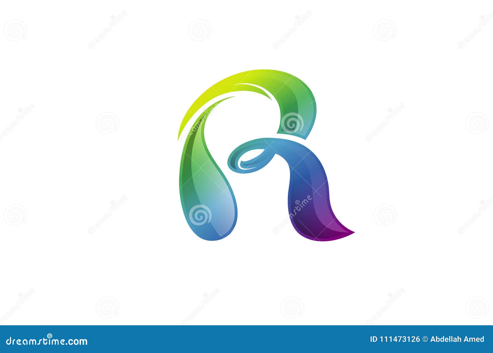 Colorful Letter R Gradient Logo Stock Vector - Illustration of software ...