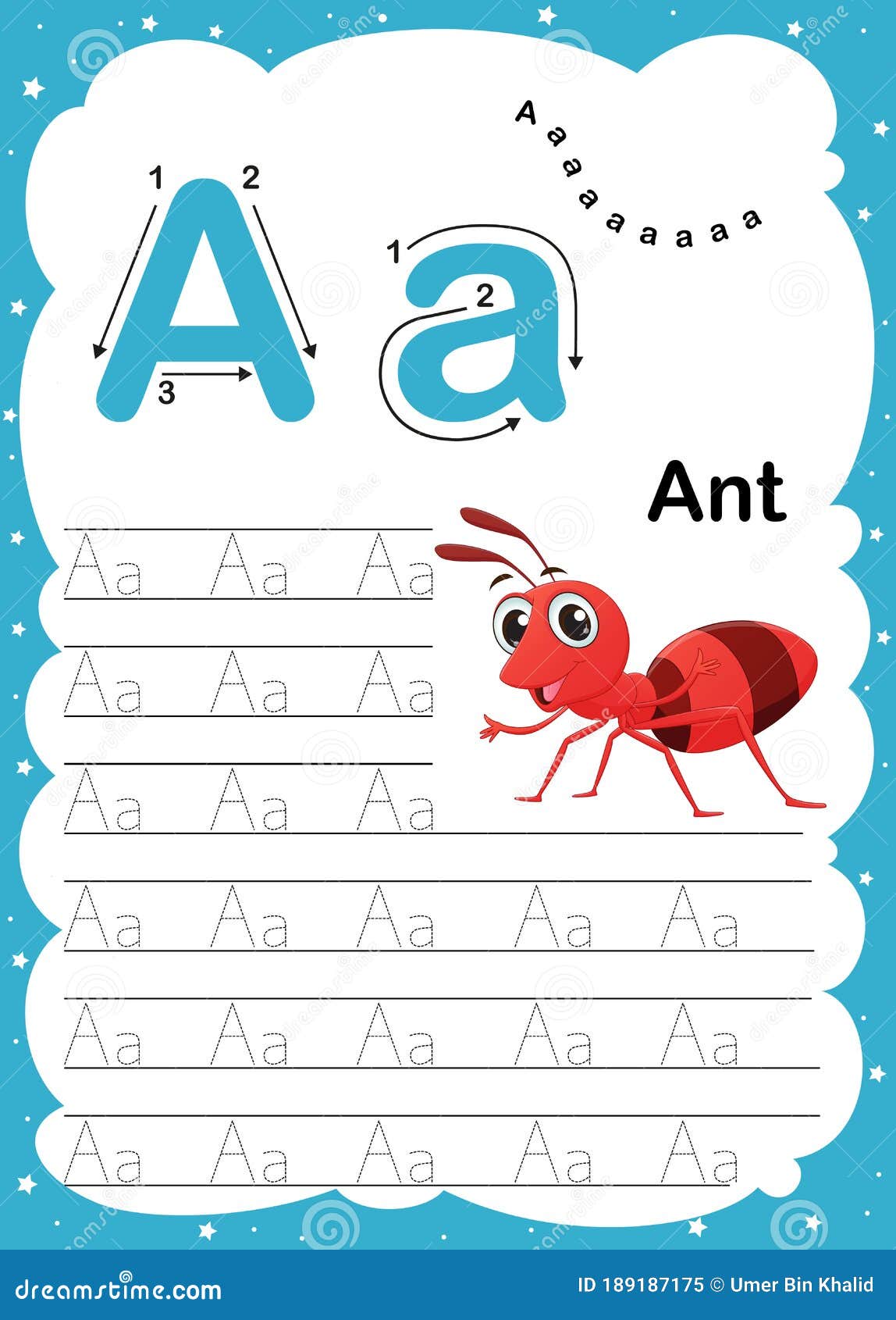 Colorful Letter a Uppercase and Lowercase Alphabet a-Z, Tracing Colorful Letter a Uppercase and Lowercase Alphabet a-Z, Tracing