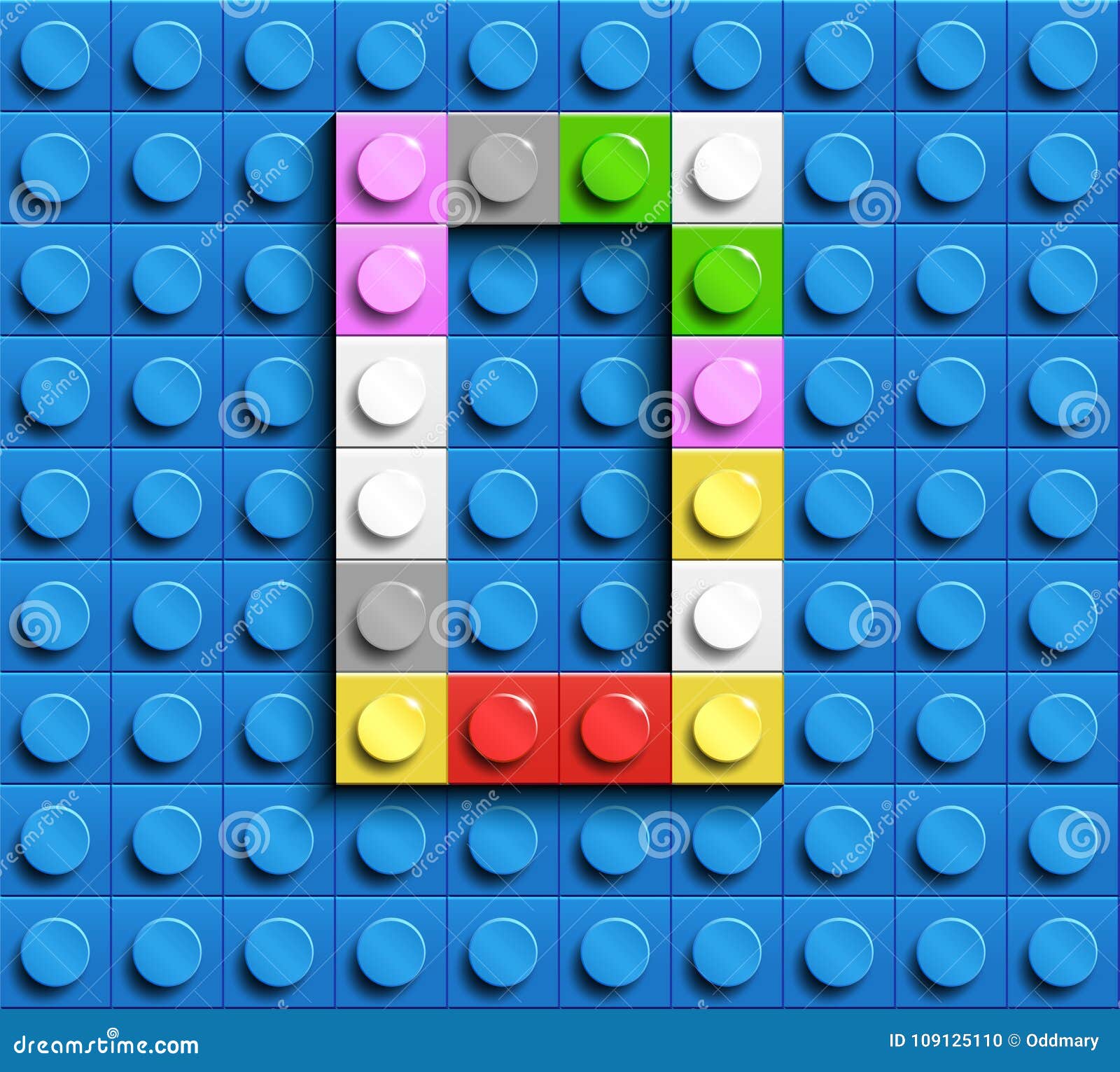 Letters O of Alphabet from Building Lego Bricks on Blue Lego Brick Background. Blue Lego Background. 3d C Stock Illustration - Illustration of graphic, blue: 109125110