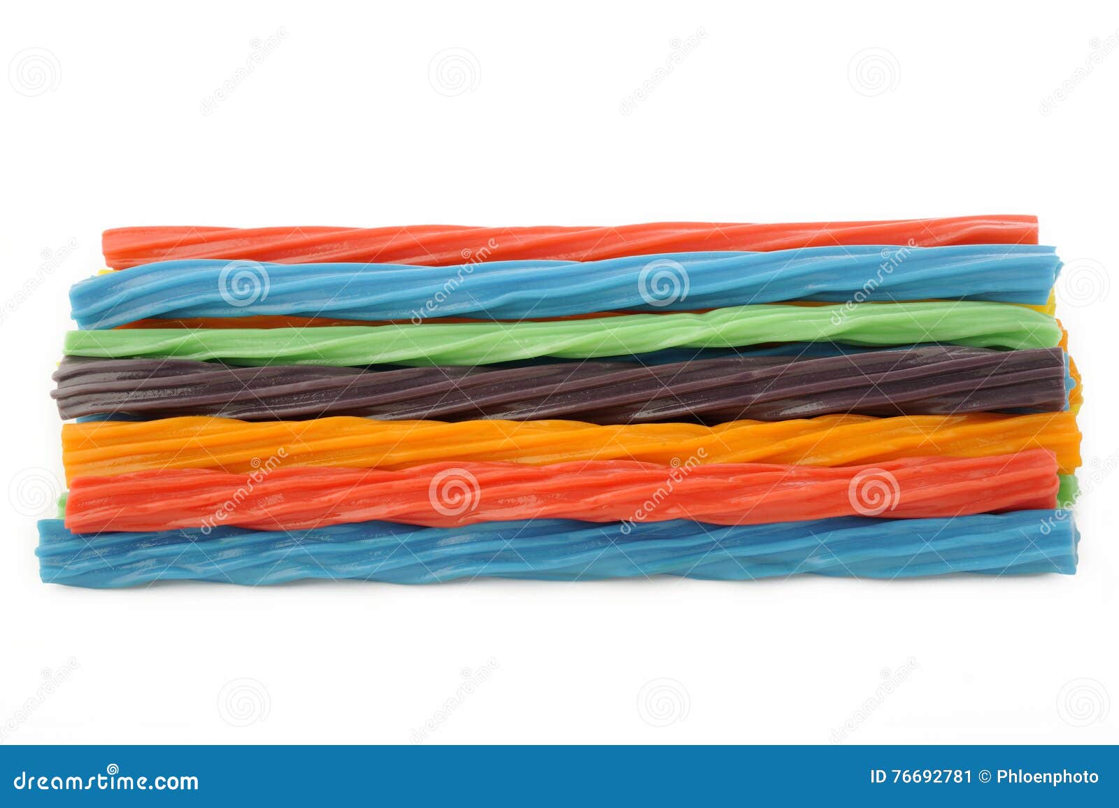 Colorful licorice candy stock image. Image of sweet, white 76692781
