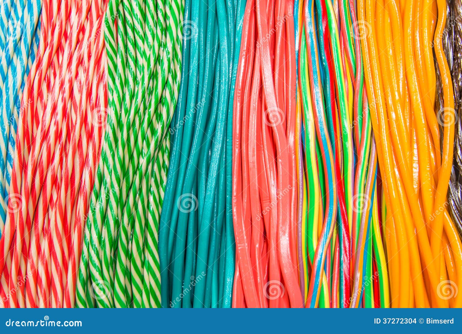 Colorful licorices stock photo. Image of sticky, jelly 37272304