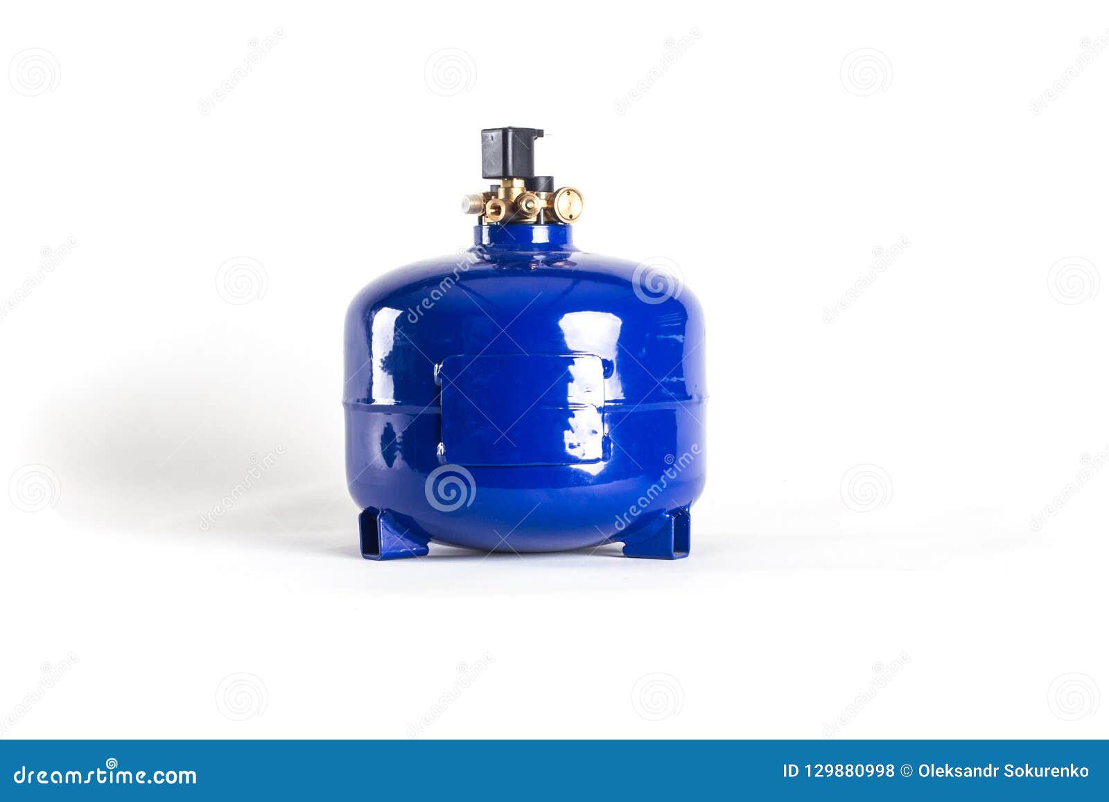 colorful lpg tanks with automotive multivalve