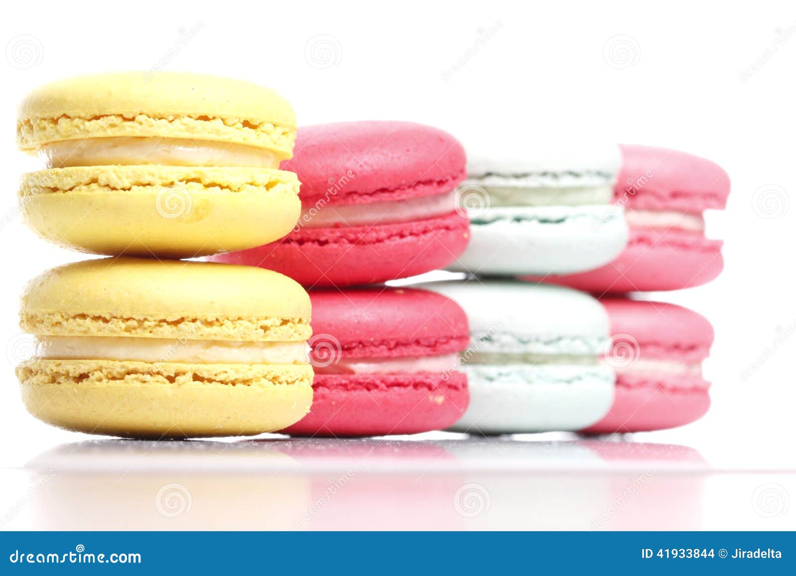 Colorful Macaron White Background Stock Photo - Image of colorful ...