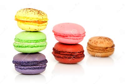 Colorful macaroons stock photo. Image of food, purple - 20288330