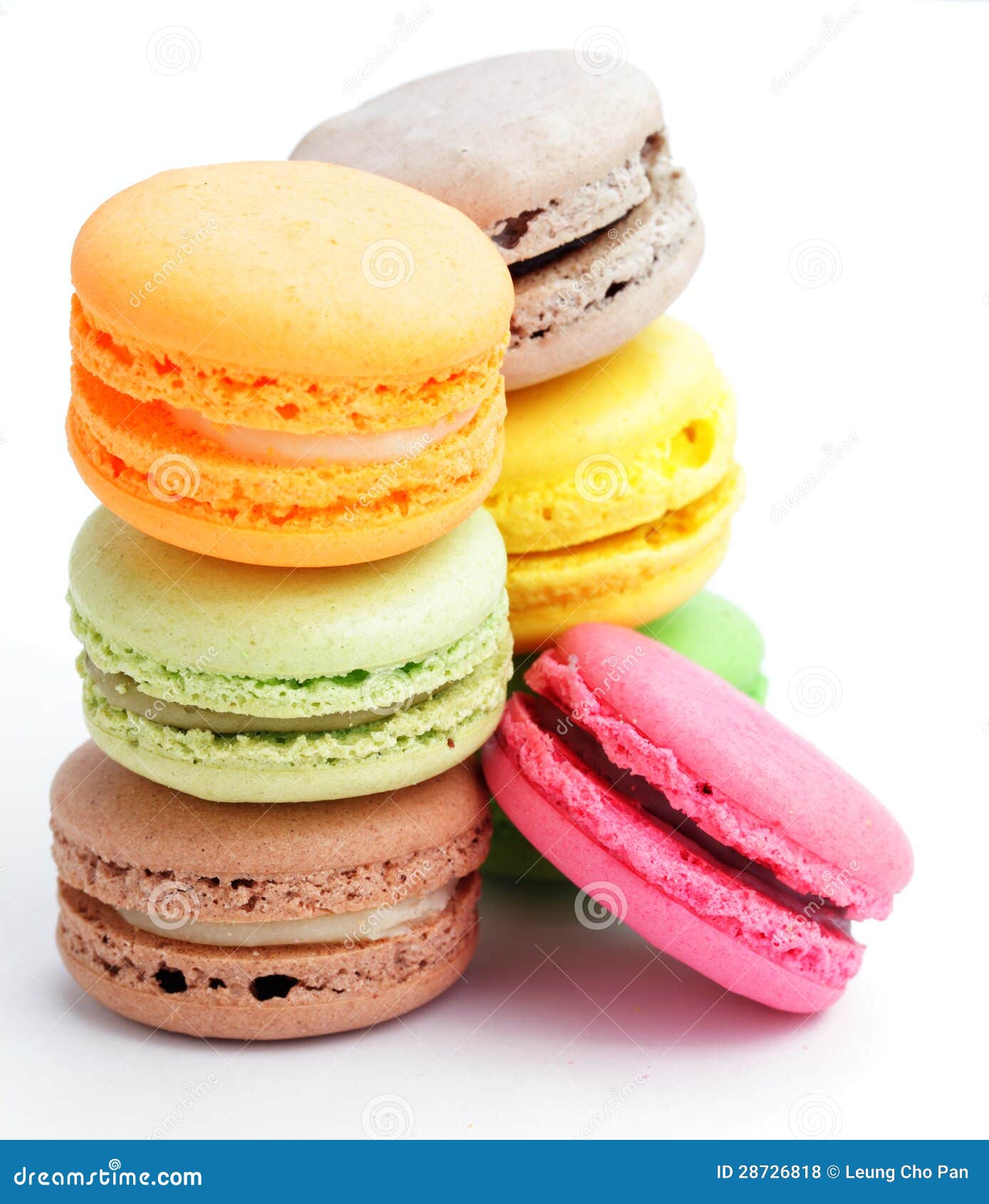 Colorful macaroons stock photo. Image of flavor, macaroons - 28726818