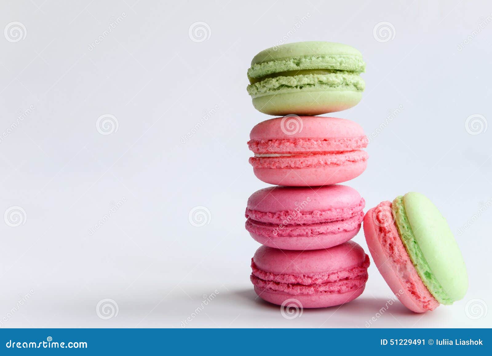 Colorful macaroons stock image. Image of almond, cooking - 51229491