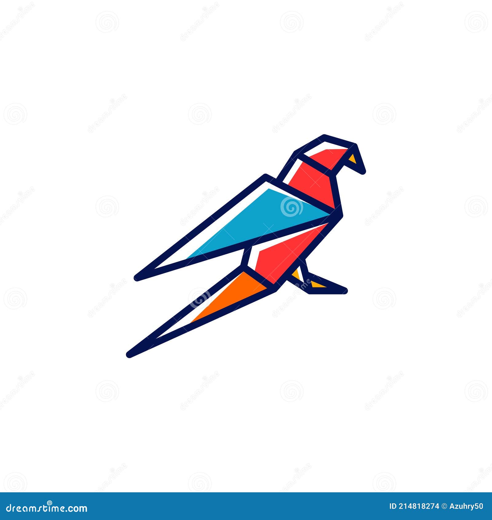 Color block earth tone line art bird logo illustration vector 6153820 Vector Art at Vecteezy