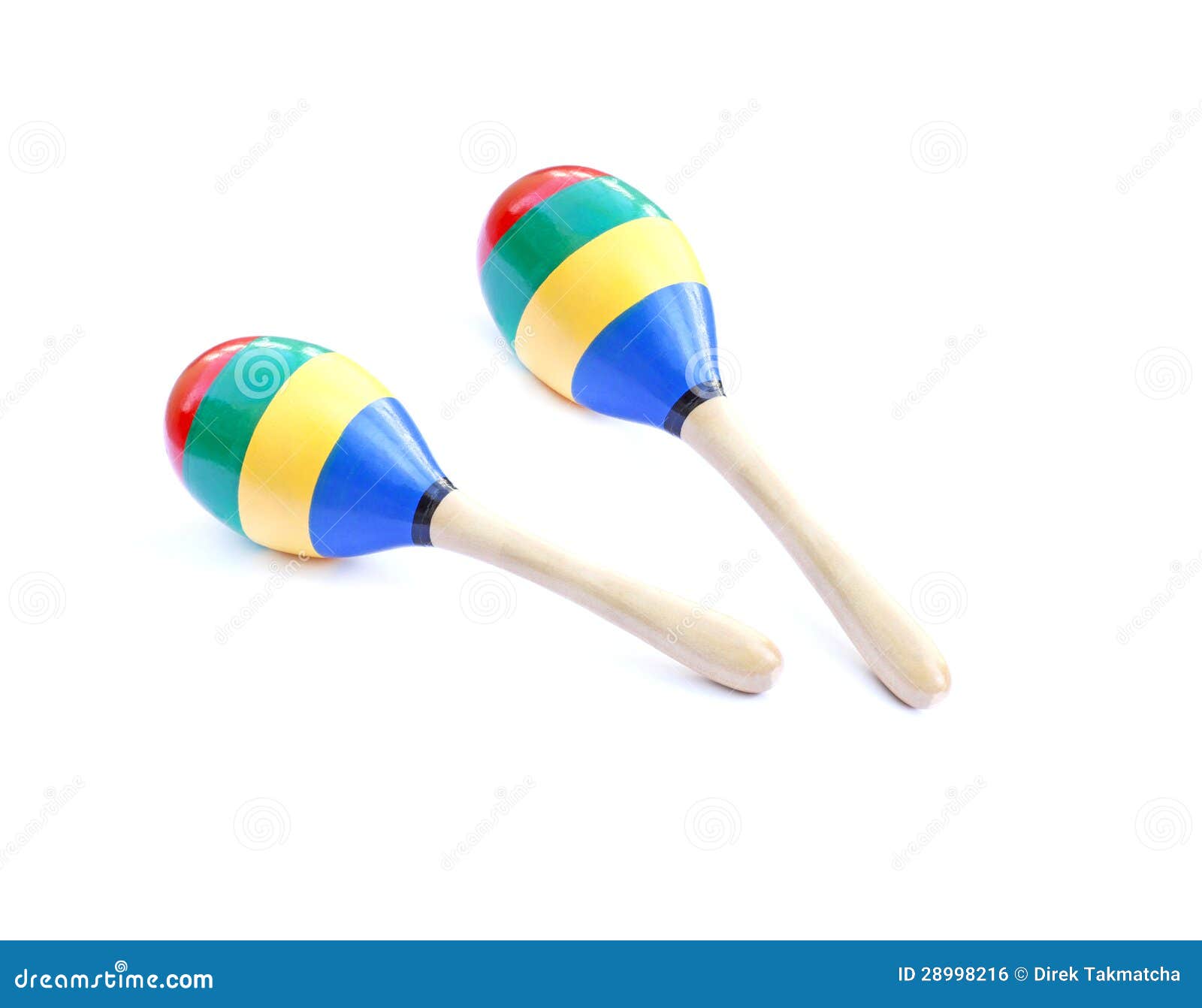 Colorful maracas stock photo. Image of color, blue, cutout 28998216