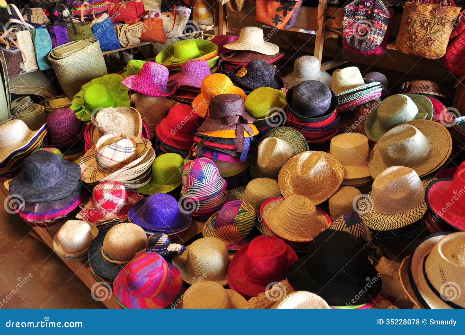 colorful market madagascar