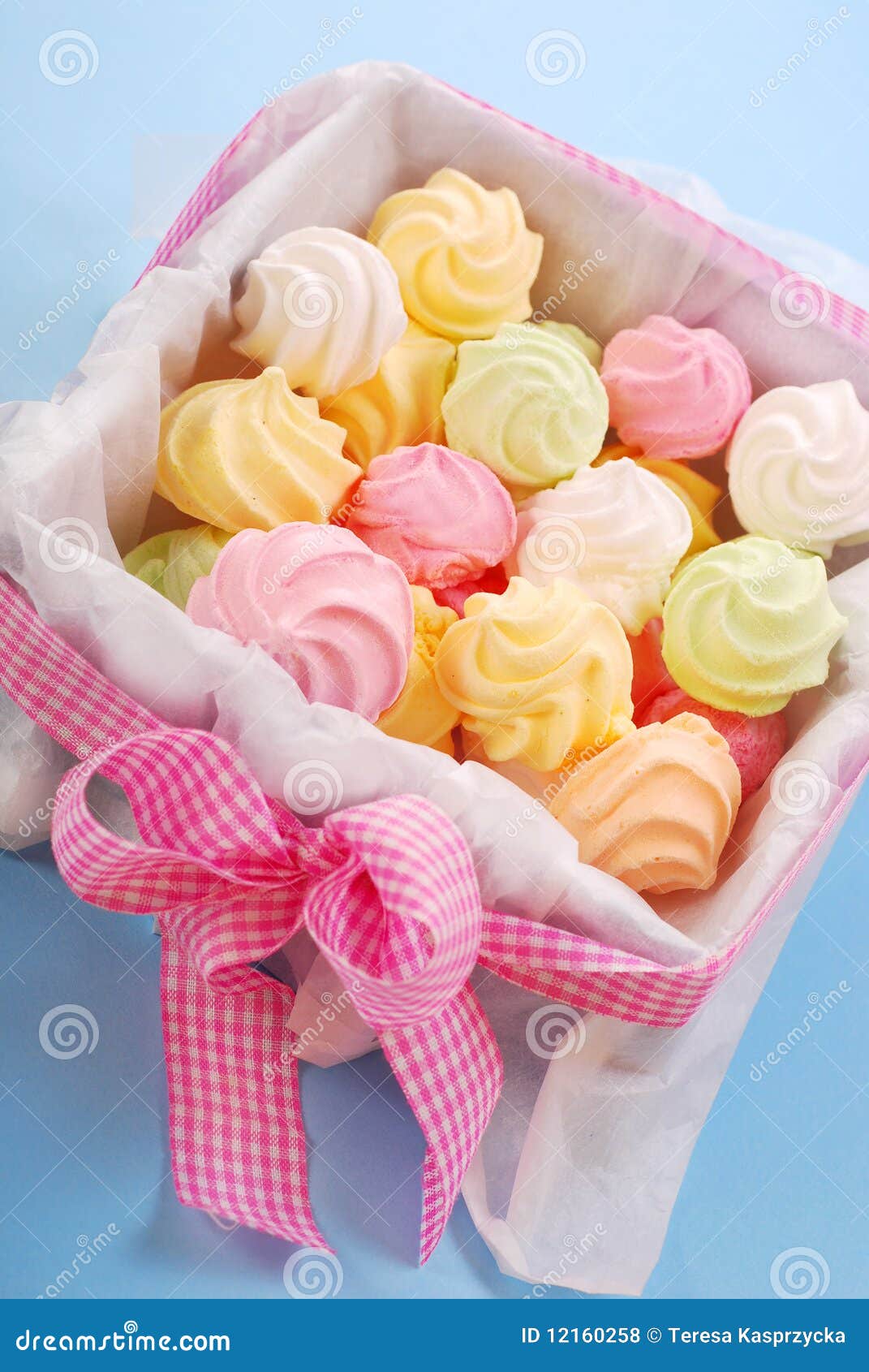 Colorful meringues stock photo. Image of child, dessert 12160258