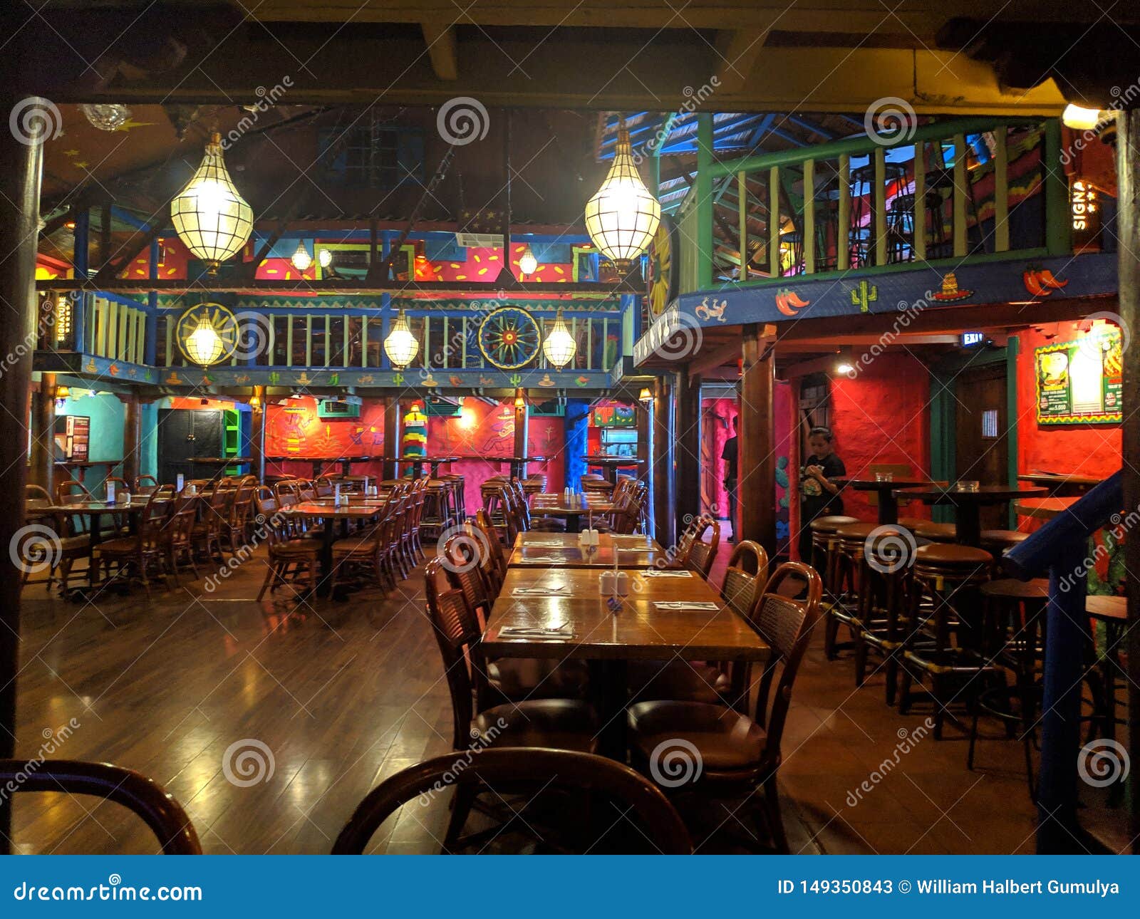 Colorful Mexican Restaurant in Jakarta Editorial Stock Photo - Image of