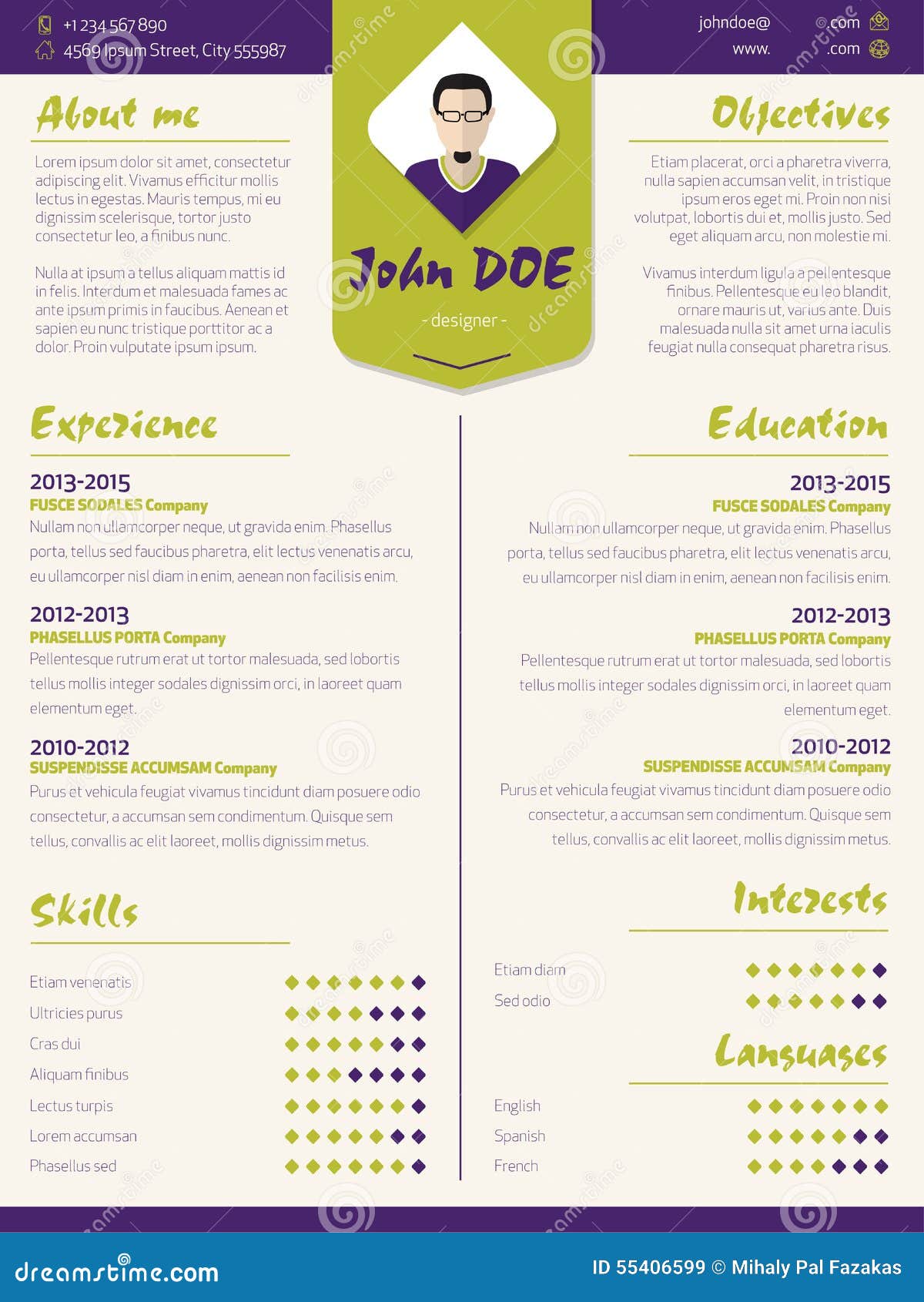 Contoh Resume Graphic Design - Contoh 408