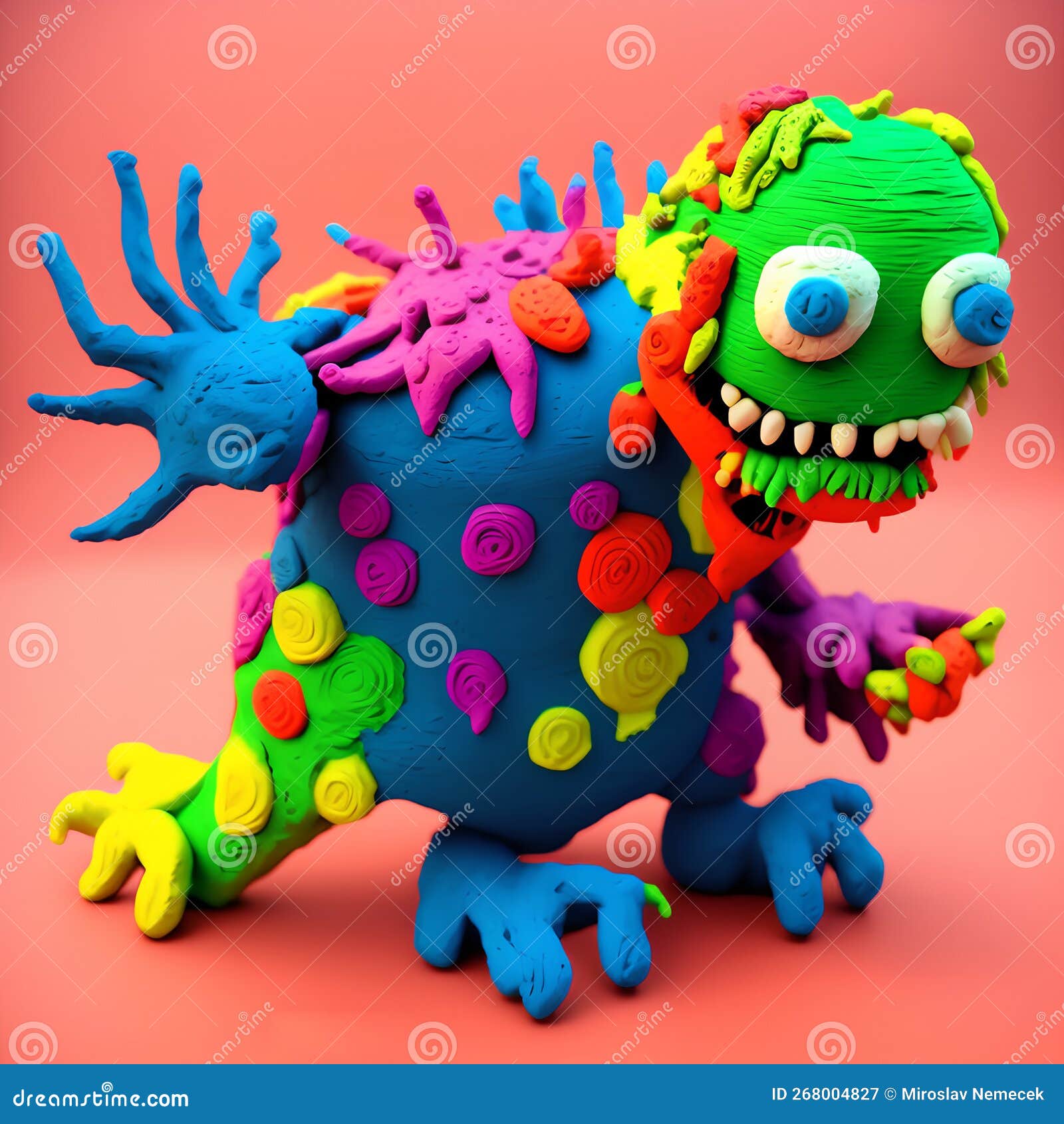 modeling clay monsters