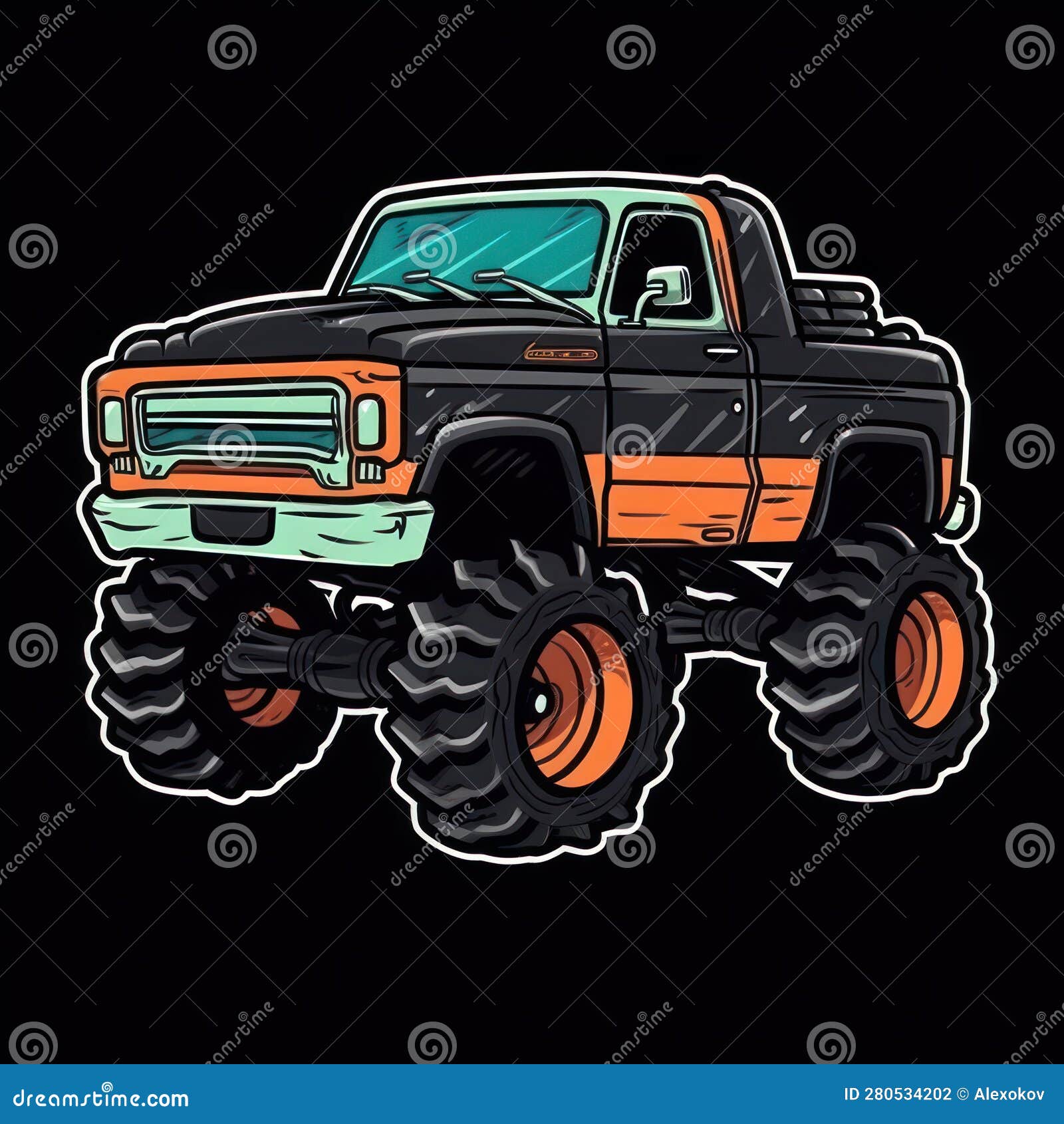 6+ Thousand Cartoon Monster Truck Royalty-Free Images, Stock Photos &  Pictures