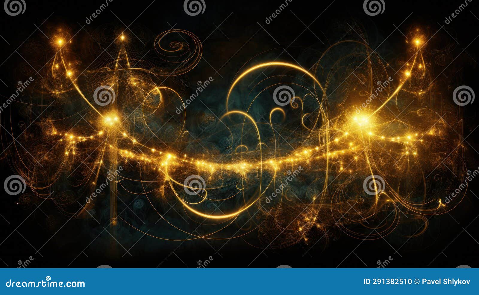 Colorful Musical Notes and Sheet Music, Artistic Illustration. Stock