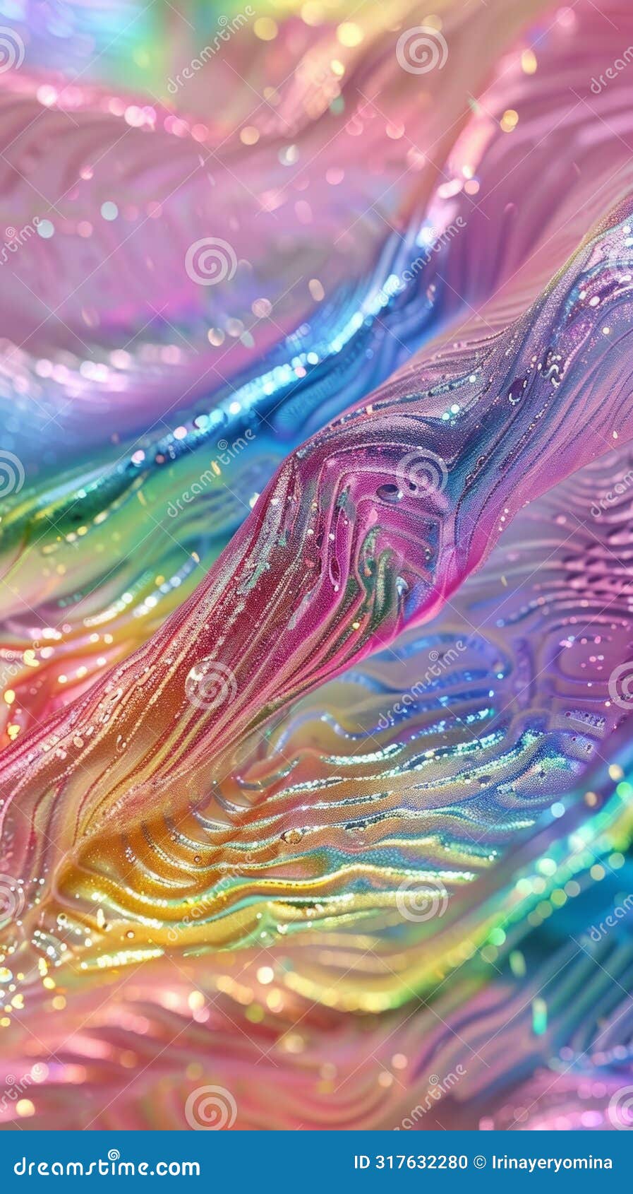 colorful nacre rainbow abstract interaction