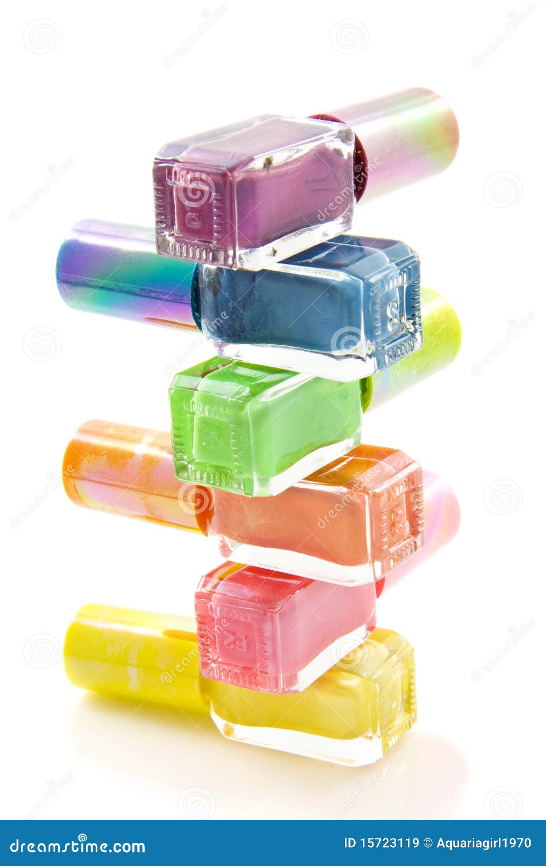 colorful nailpolish