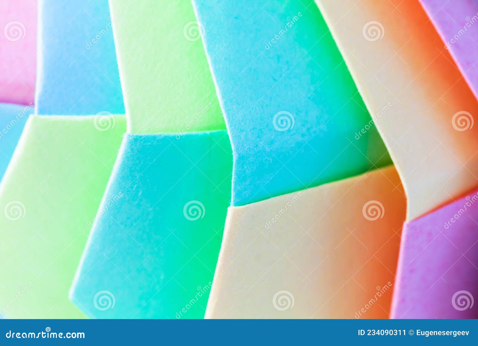 Colorful Origami Background, Abstract Parametric Pattern Stock Image ...